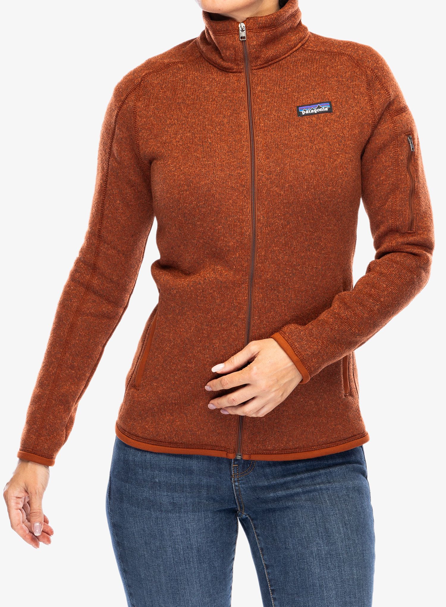 Ženski flis Patagonia Better Sweater Jacket - burnished red