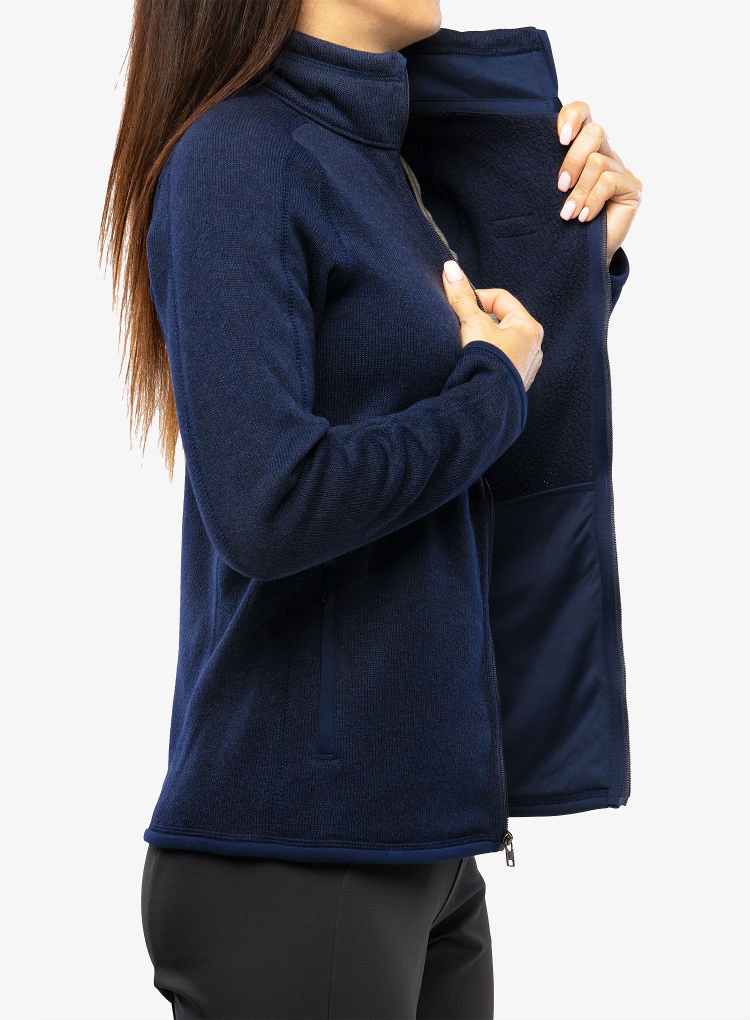 Ženski flis Patagonia Better Sweater Jacket - neo navy