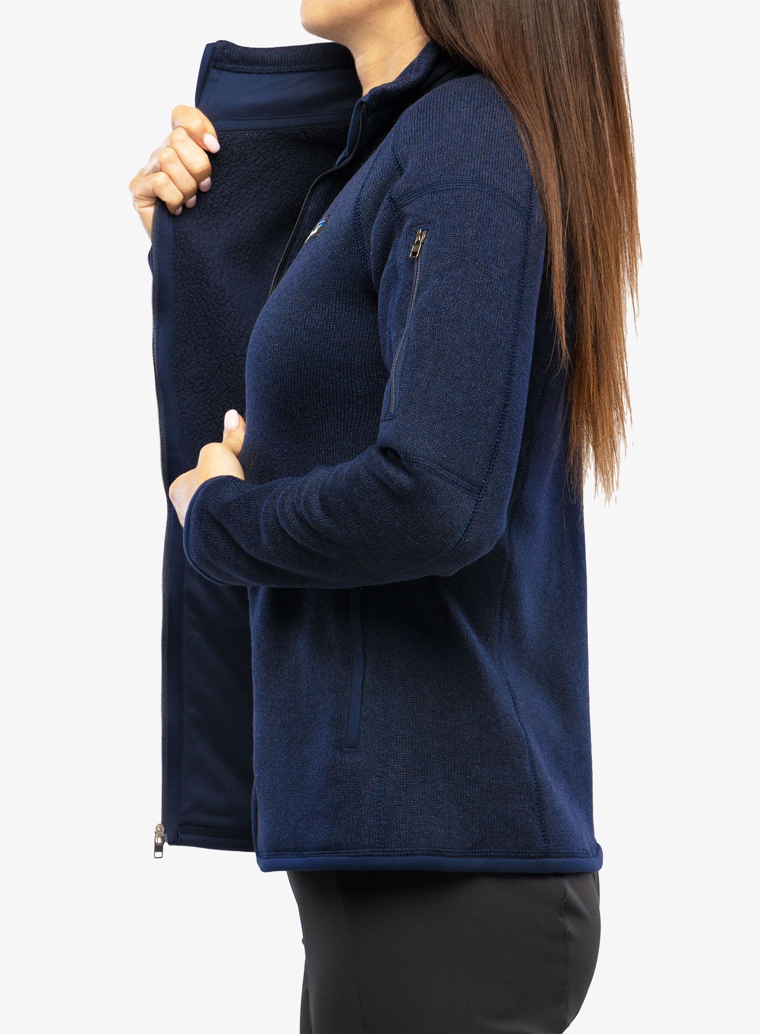 Ženski flis Patagonia Better Sweater Jacket - neo navy