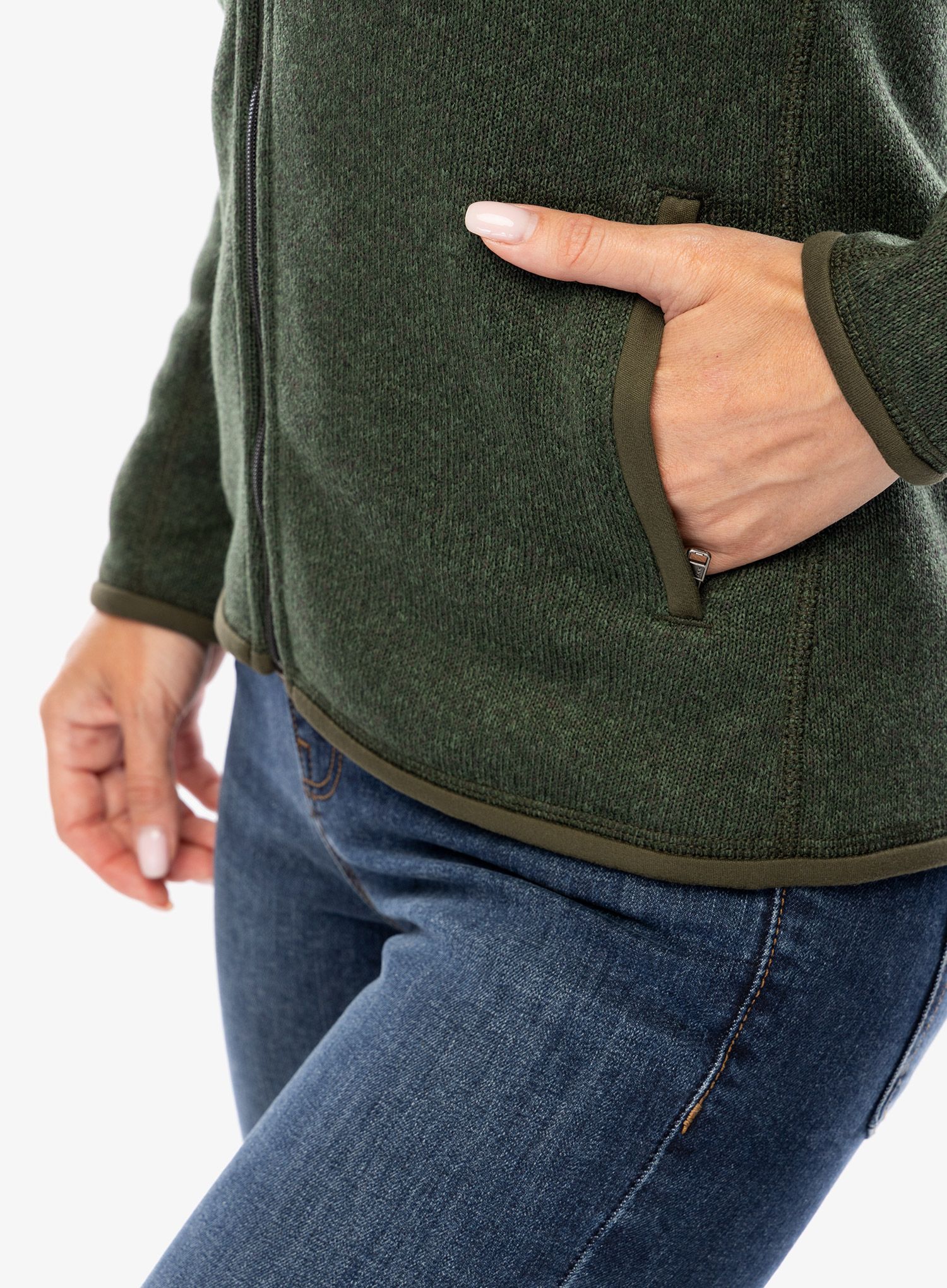 Ženski flis Patagonia Better Sweater Jacket - torrey pine green
