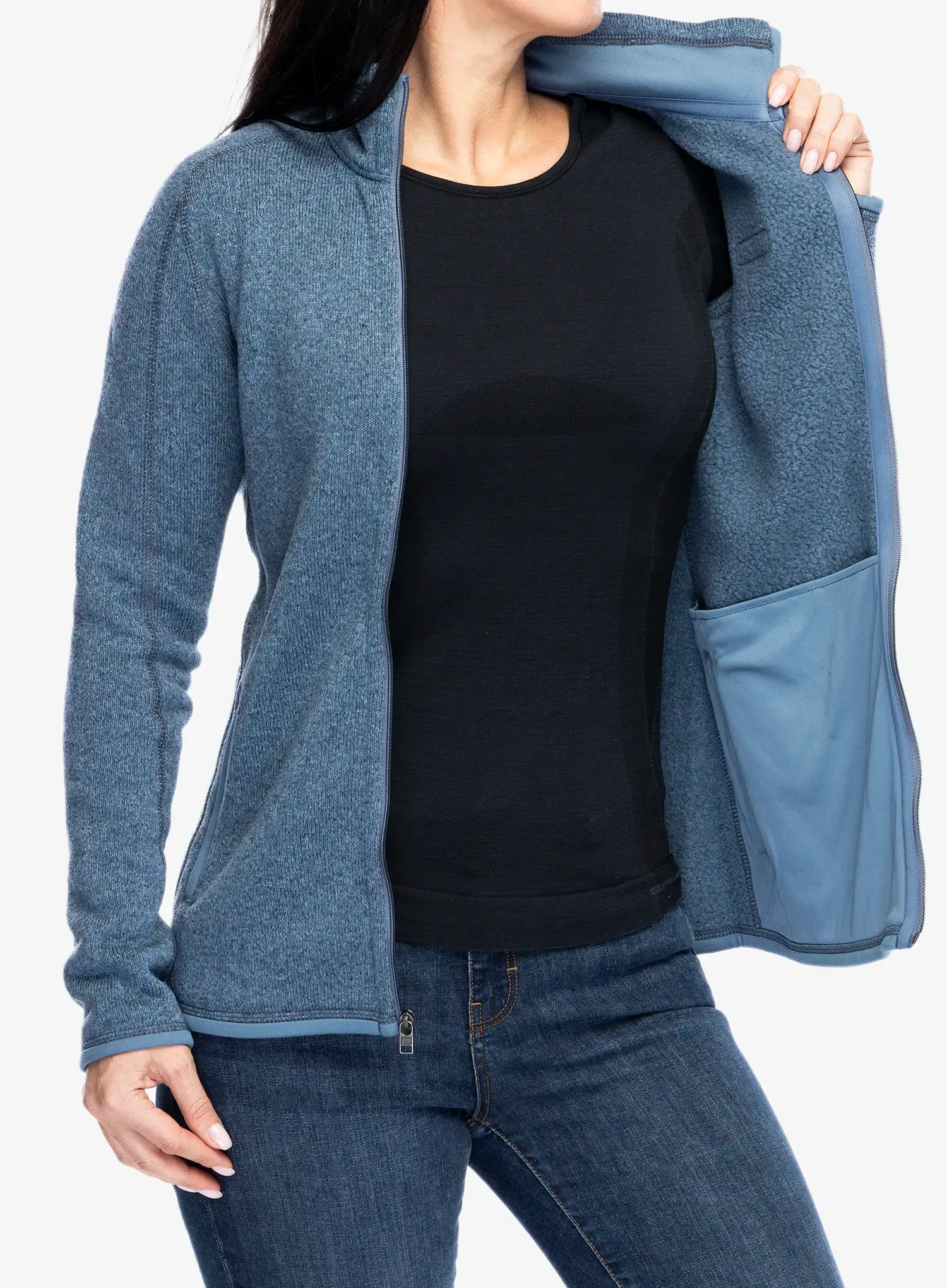 Ženski flis Patagonia Better Sweater Jacket - utility blue