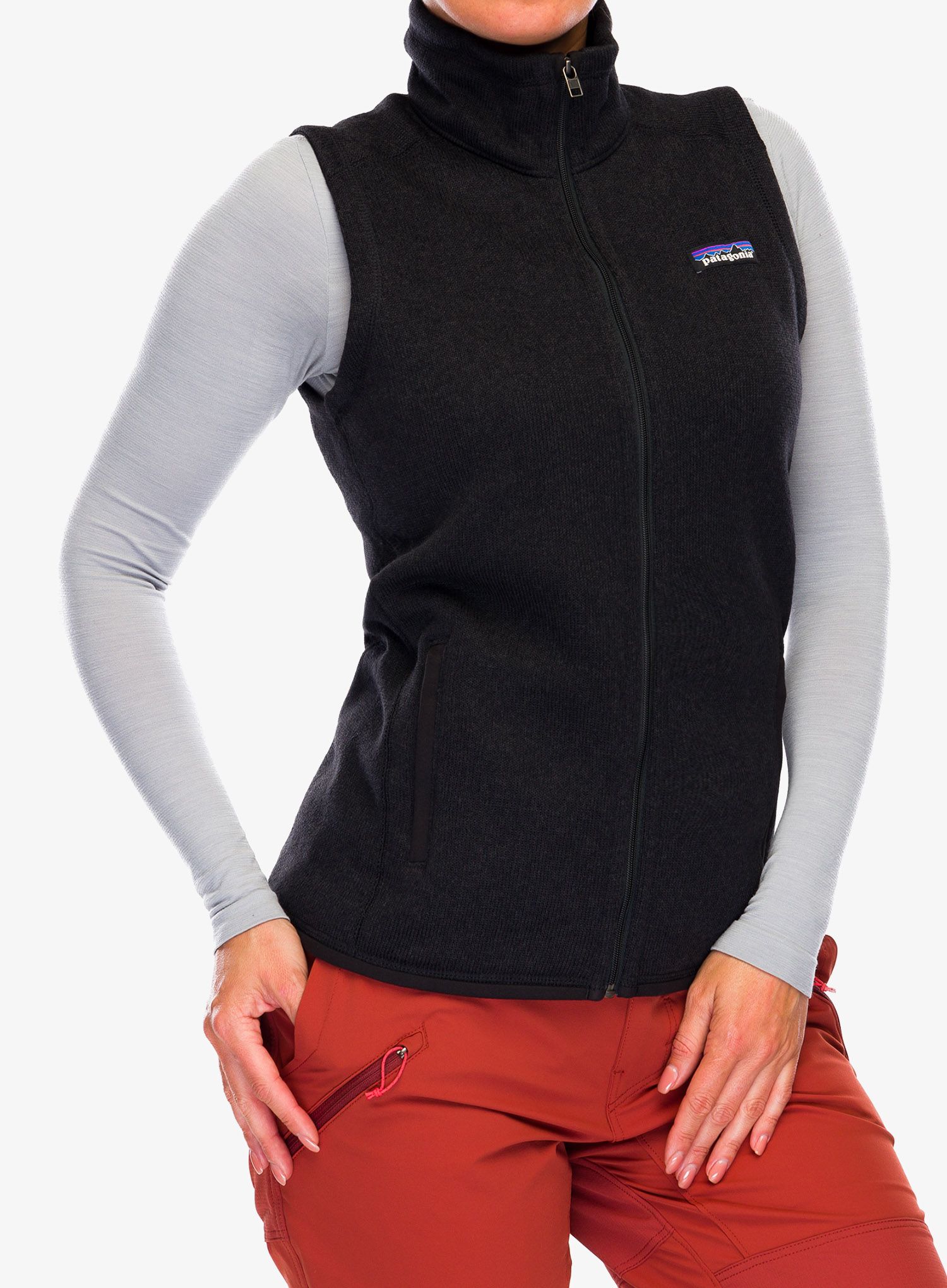 Ženski brezrokavnik Patagonia Better Sweater Vest - black