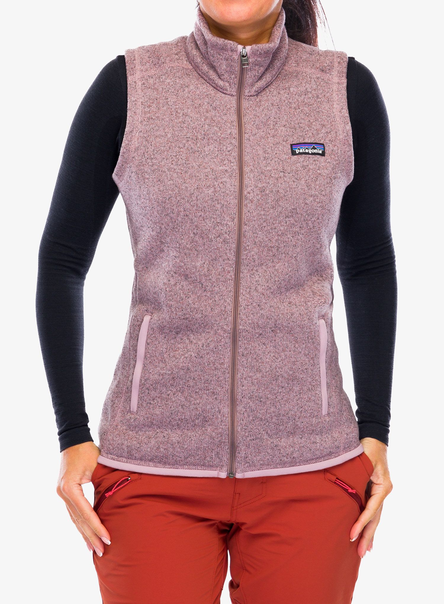 Ženski brezrokavnik Patagonia Better Sweater Vest - stormy mauve