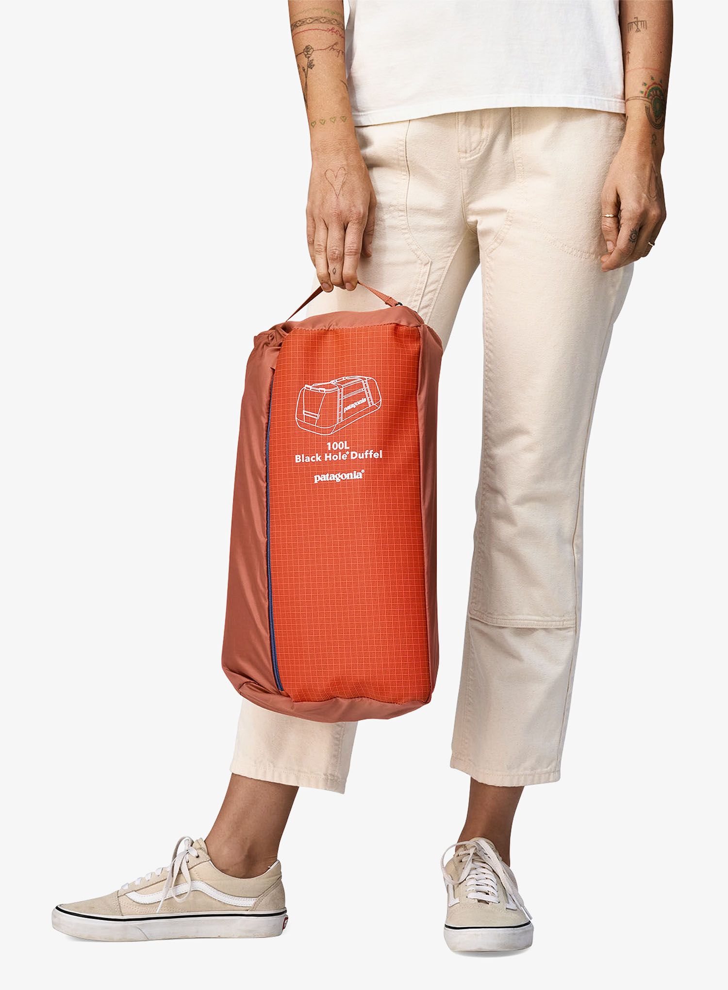 Potovalna torba Patagonia Black Hole Duffel 100L - pimento red