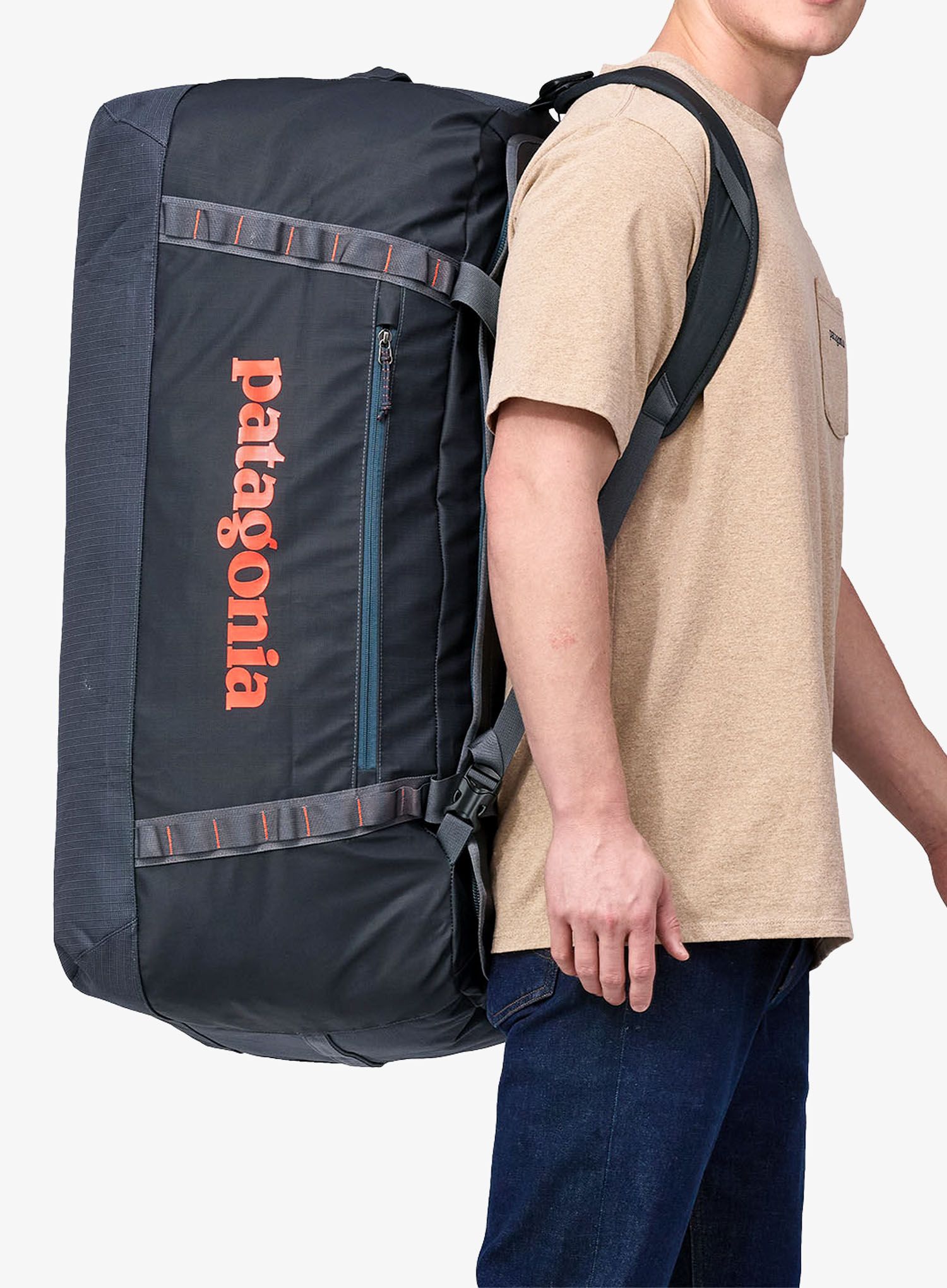 Potovalna torba Patagonia Black Hole Duffel 100L - smolder blue
