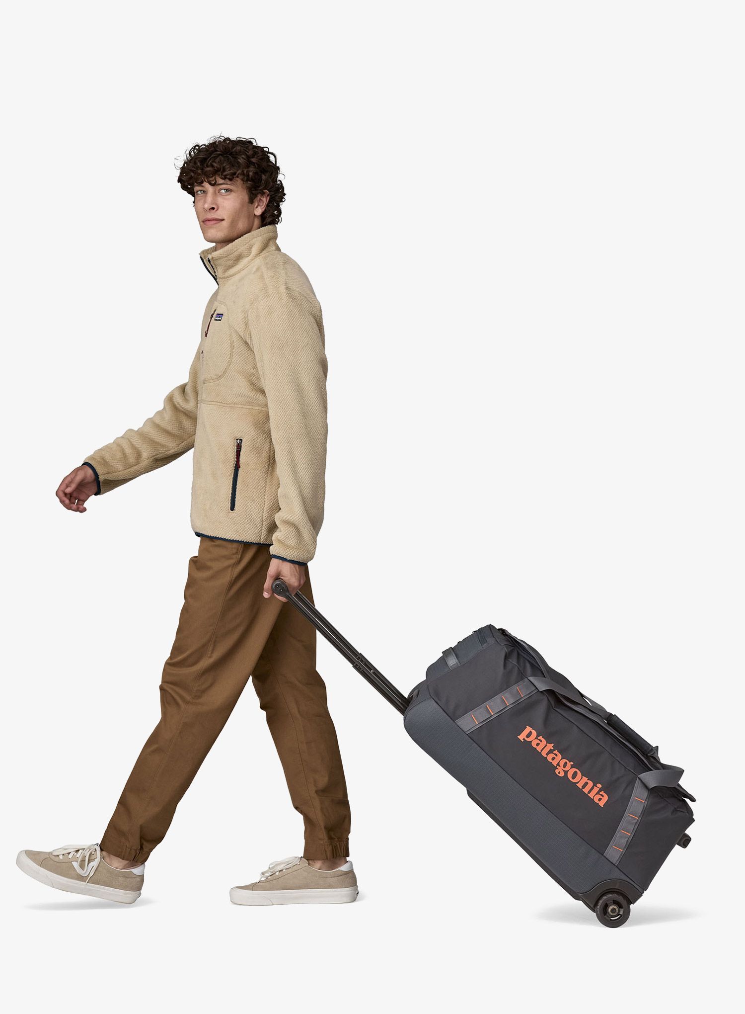 Potovalni kovček Patagonia Black Hole Wheeled Duffel 70L - smolder blue