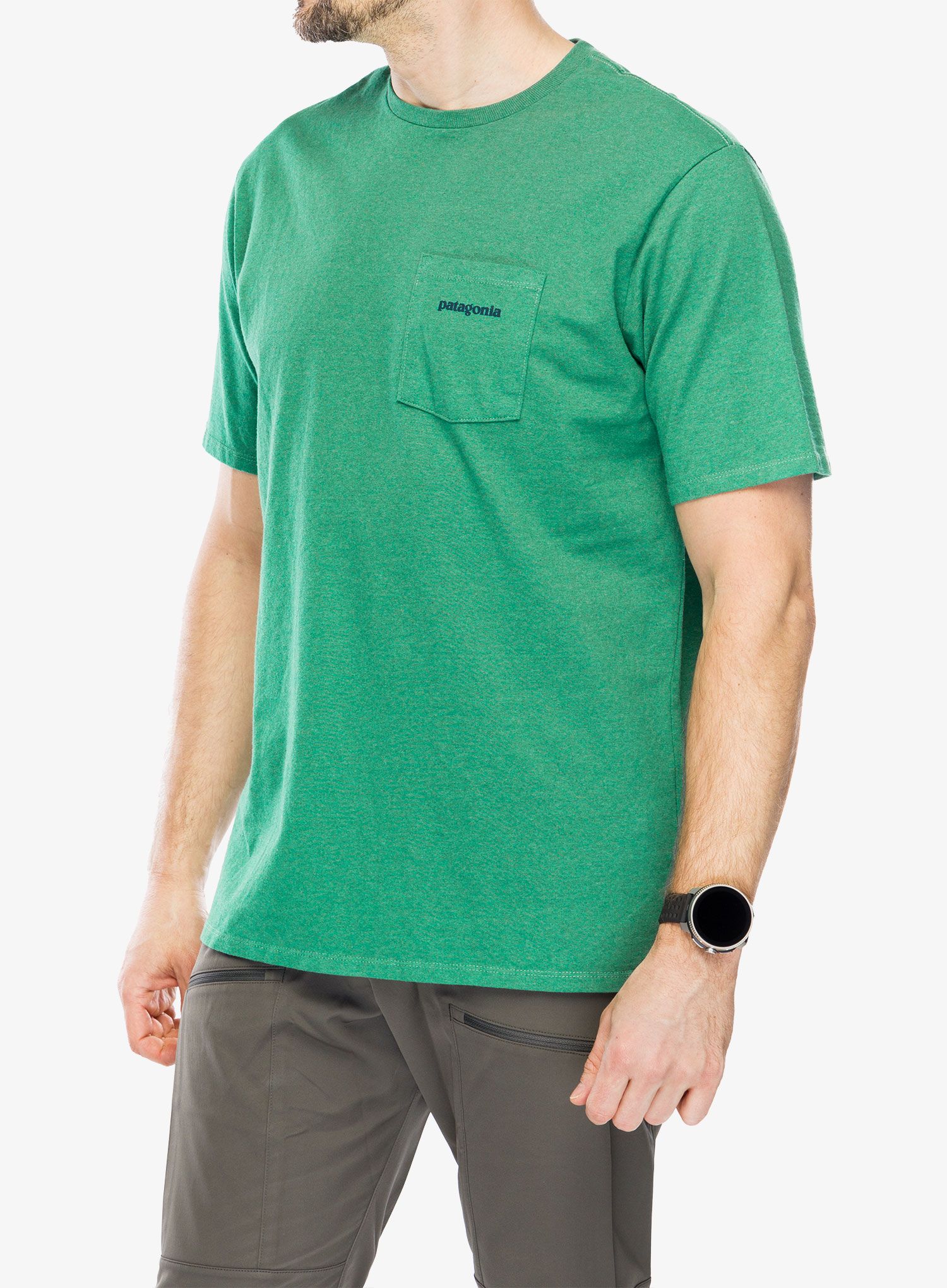 Majica s potiskom Patagonia Boardshort Logo Pocket Responsibili-Tee