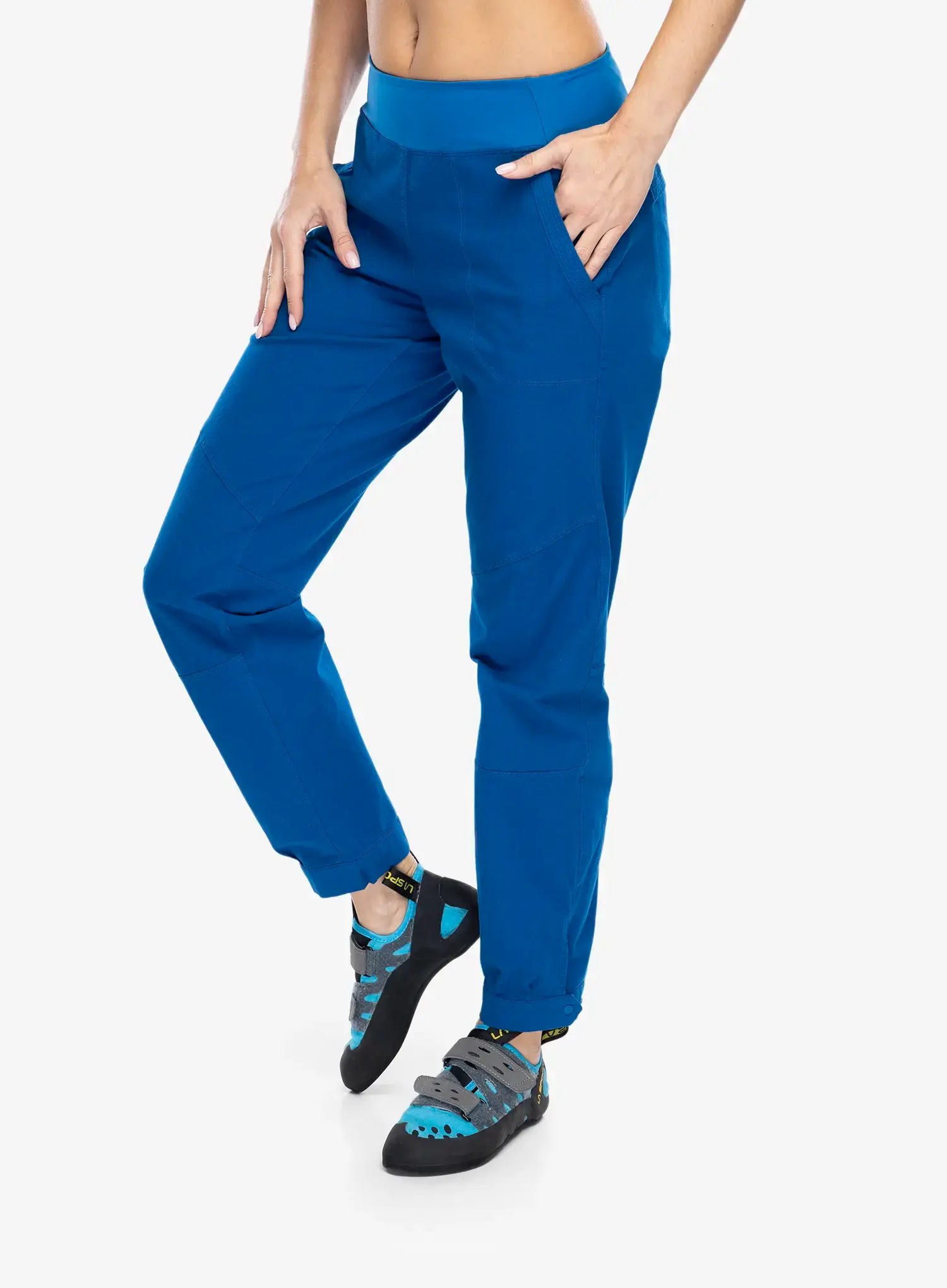 Ženske plezalne hlače Patagonia Caliza Rock Pants - endles blue