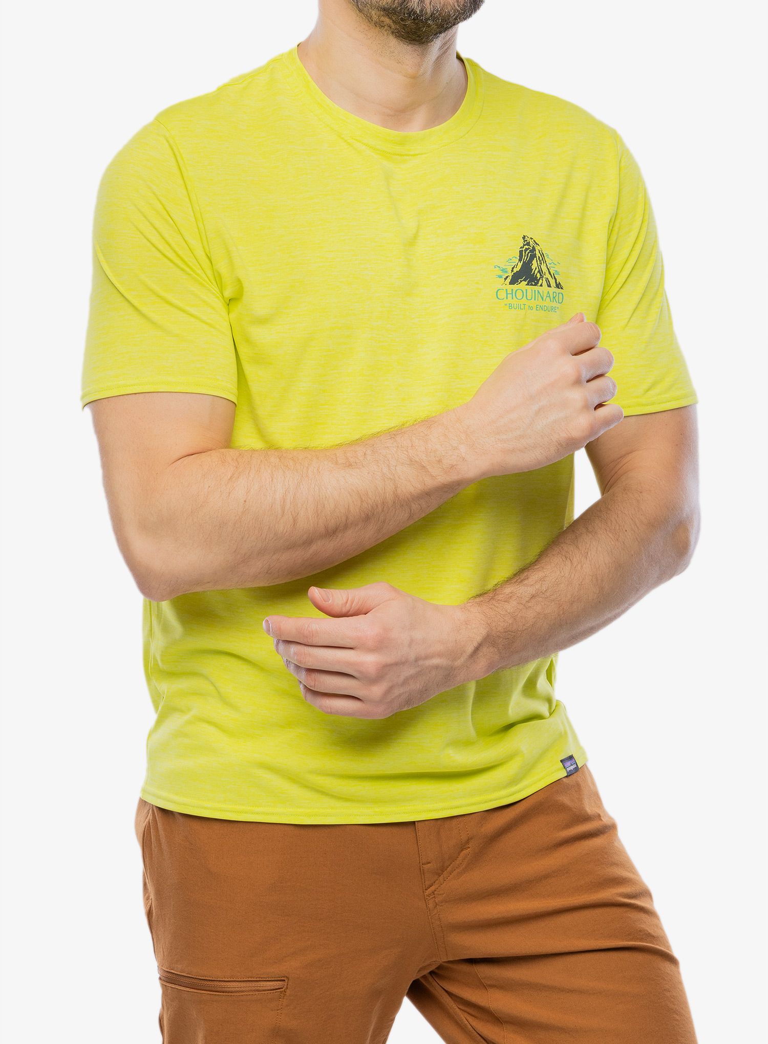 Športna majica Patagonia Cap Cool Daily Graphic Shirt Lands - chouinard/phosphorus