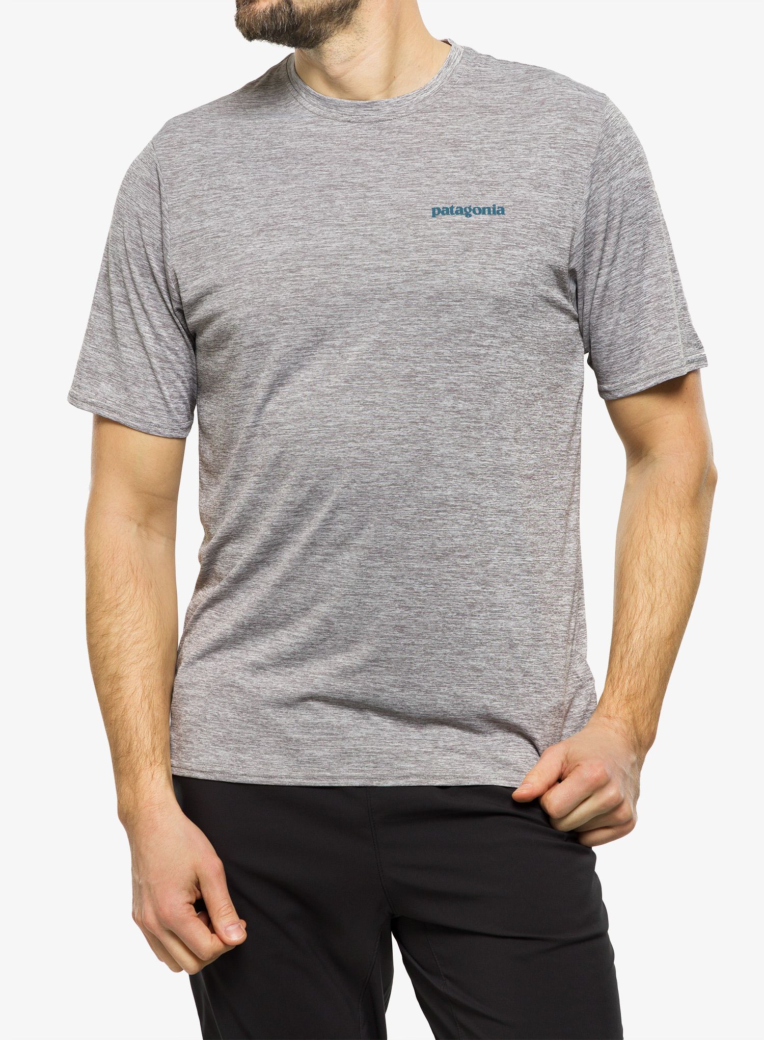 Športna majica Patagonia Cap Cool Daily Graphic Shirt Waters - feather grey