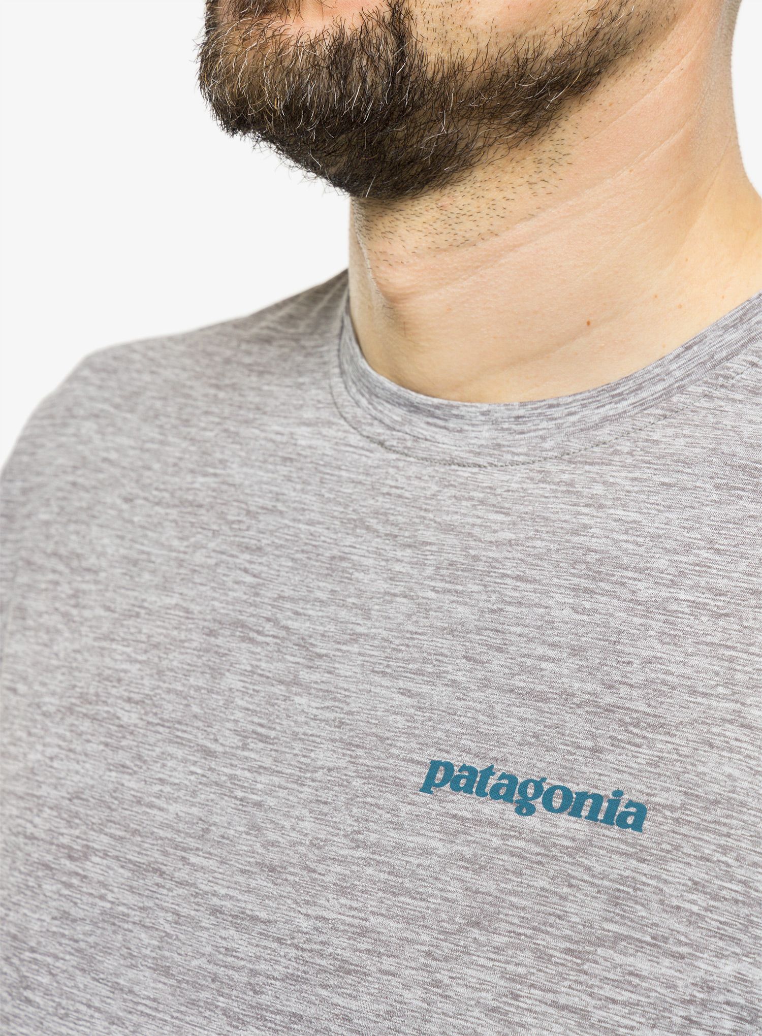 Športna majica Patagonia Cap Cool Daily Graphic Shirt Waters - feather grey