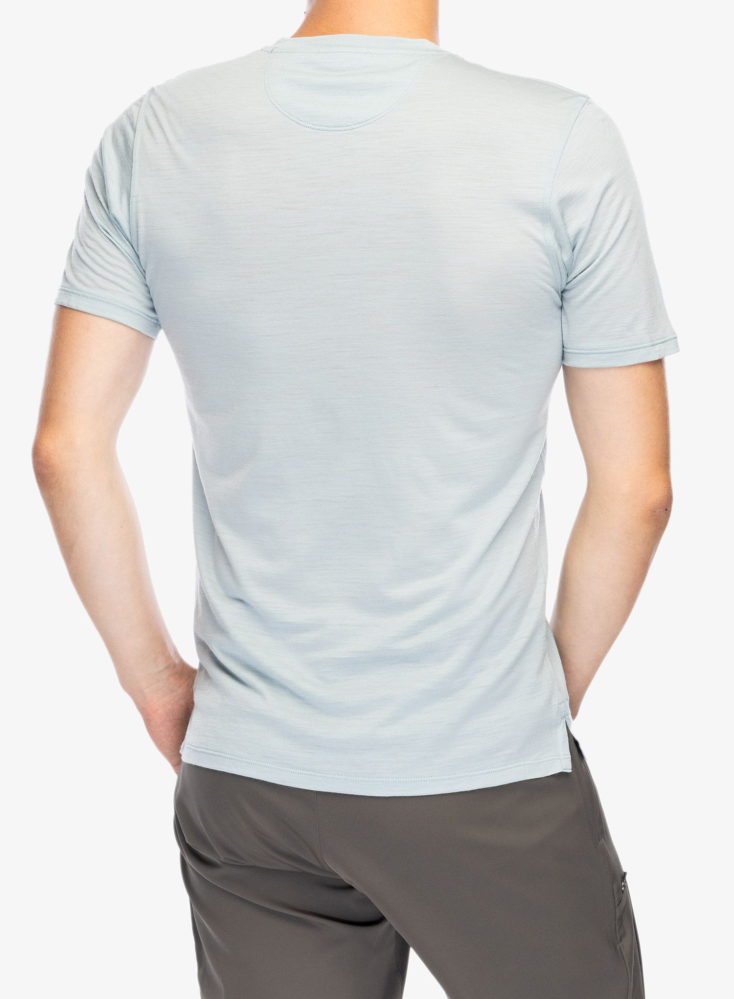 Merino majica Patagonia Cap Cool Merino Graphic Shirt - fitz roy strata thermal blue