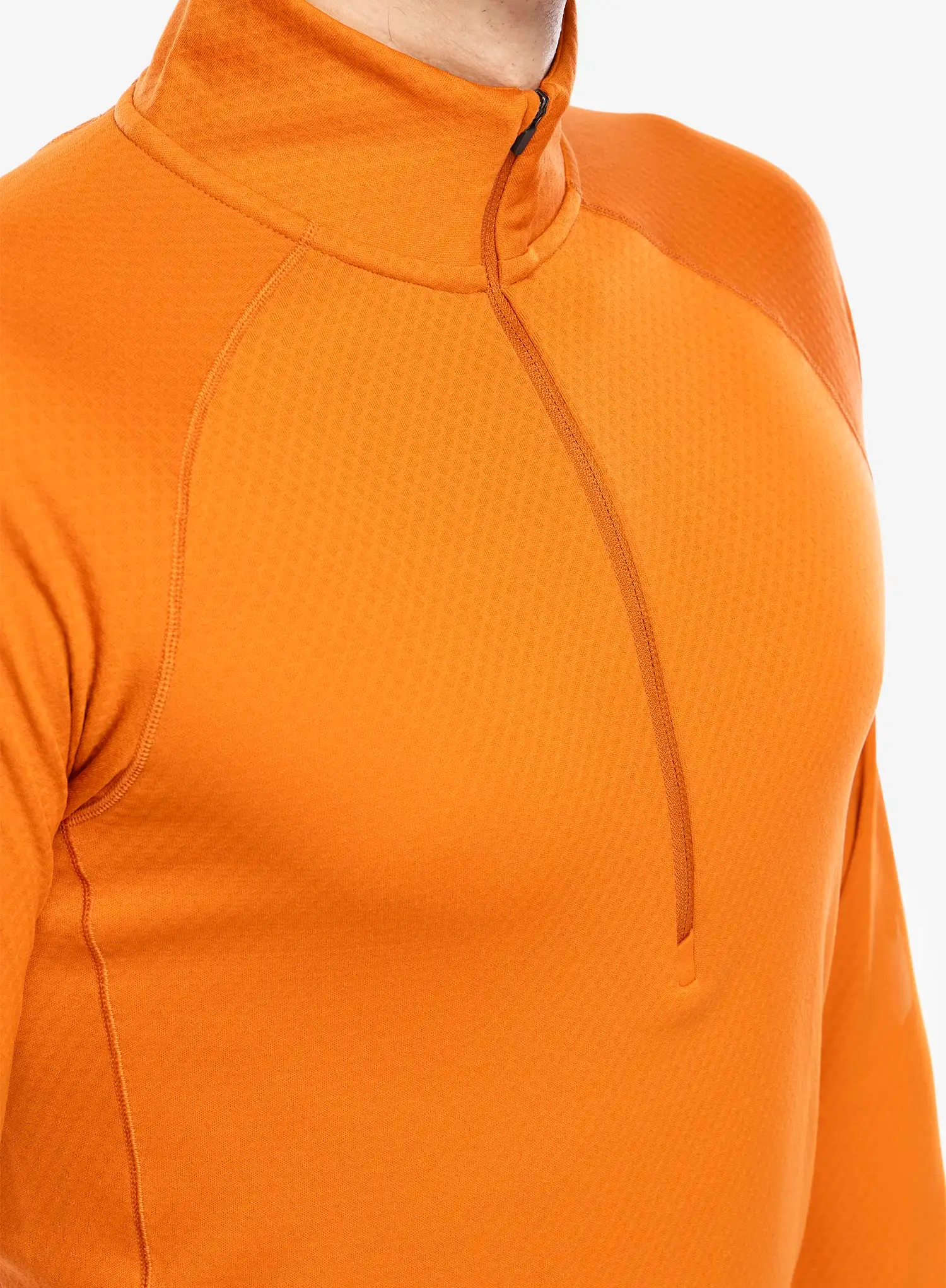 Termo flis jopa Patagonia Capilene MW Zip-Neck - redtail rust