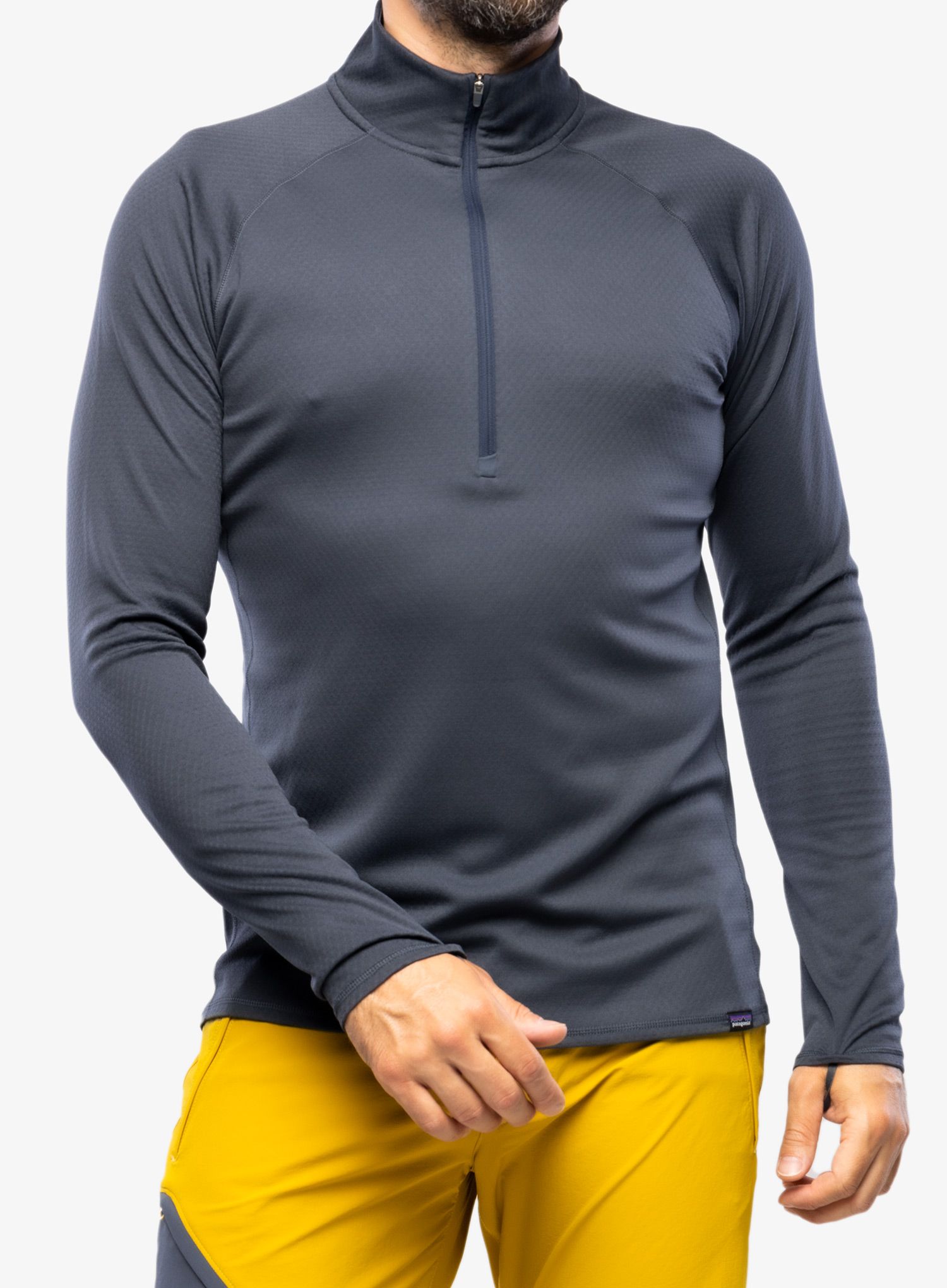 Termo flis jopa Patagonia Capilene MW Zip-Neck - smolder blue