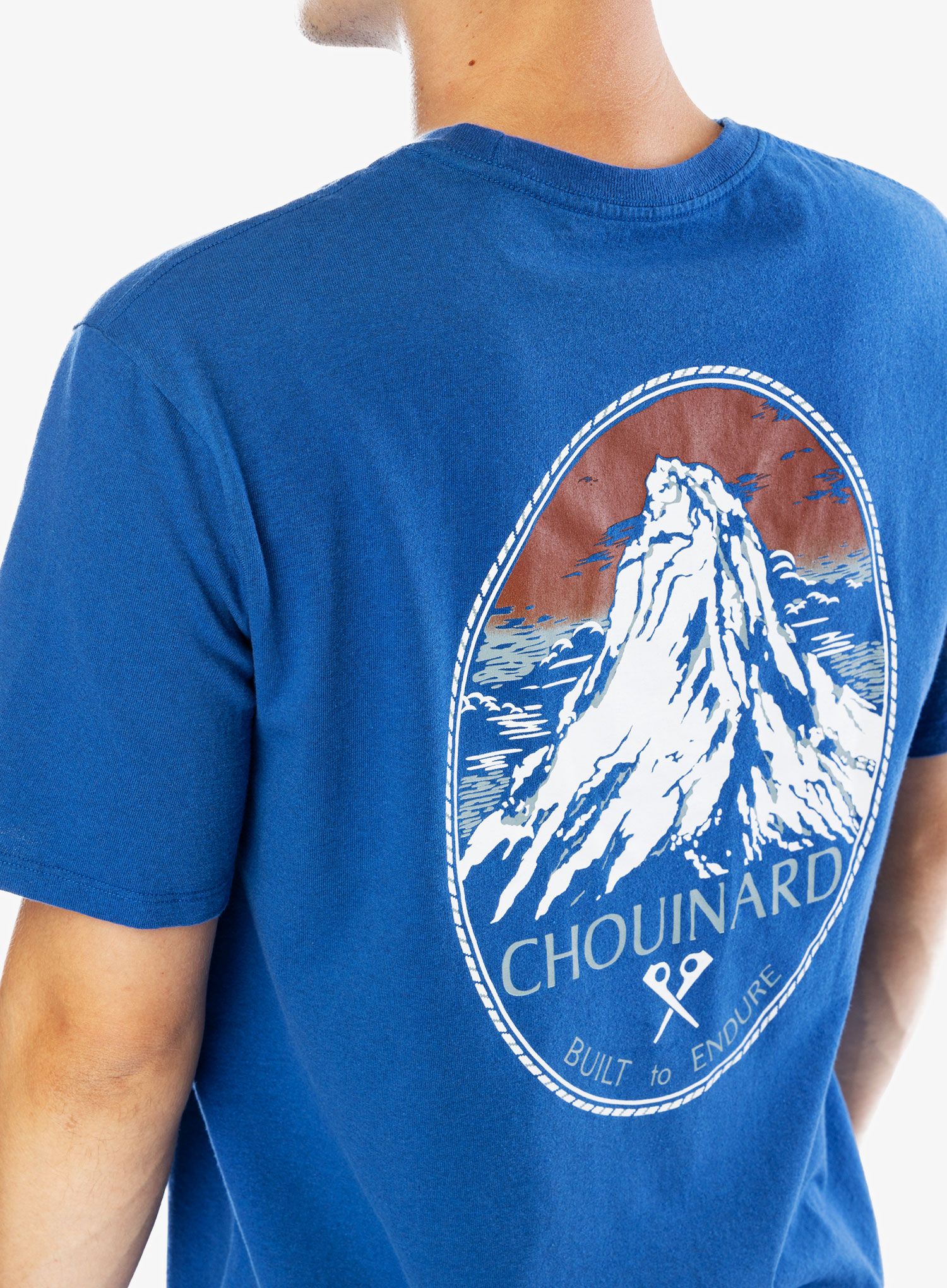 Bombažna majica Patagonia Chouinard Crest Pocket Responsibili-Tee - endles blue