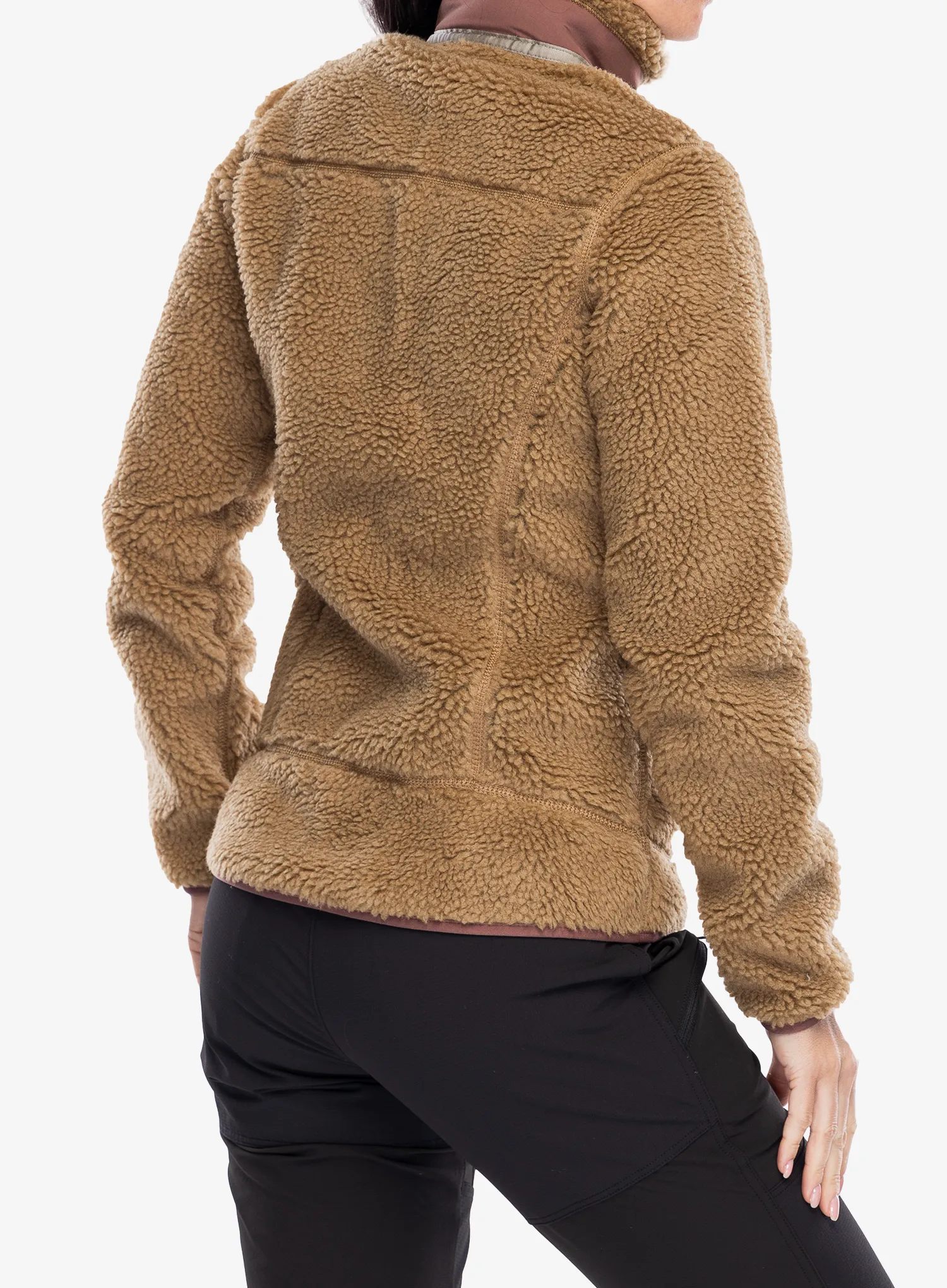 Ženski flis Patagonia Classic Retro-X Jacket - nest brown/dulse mauve