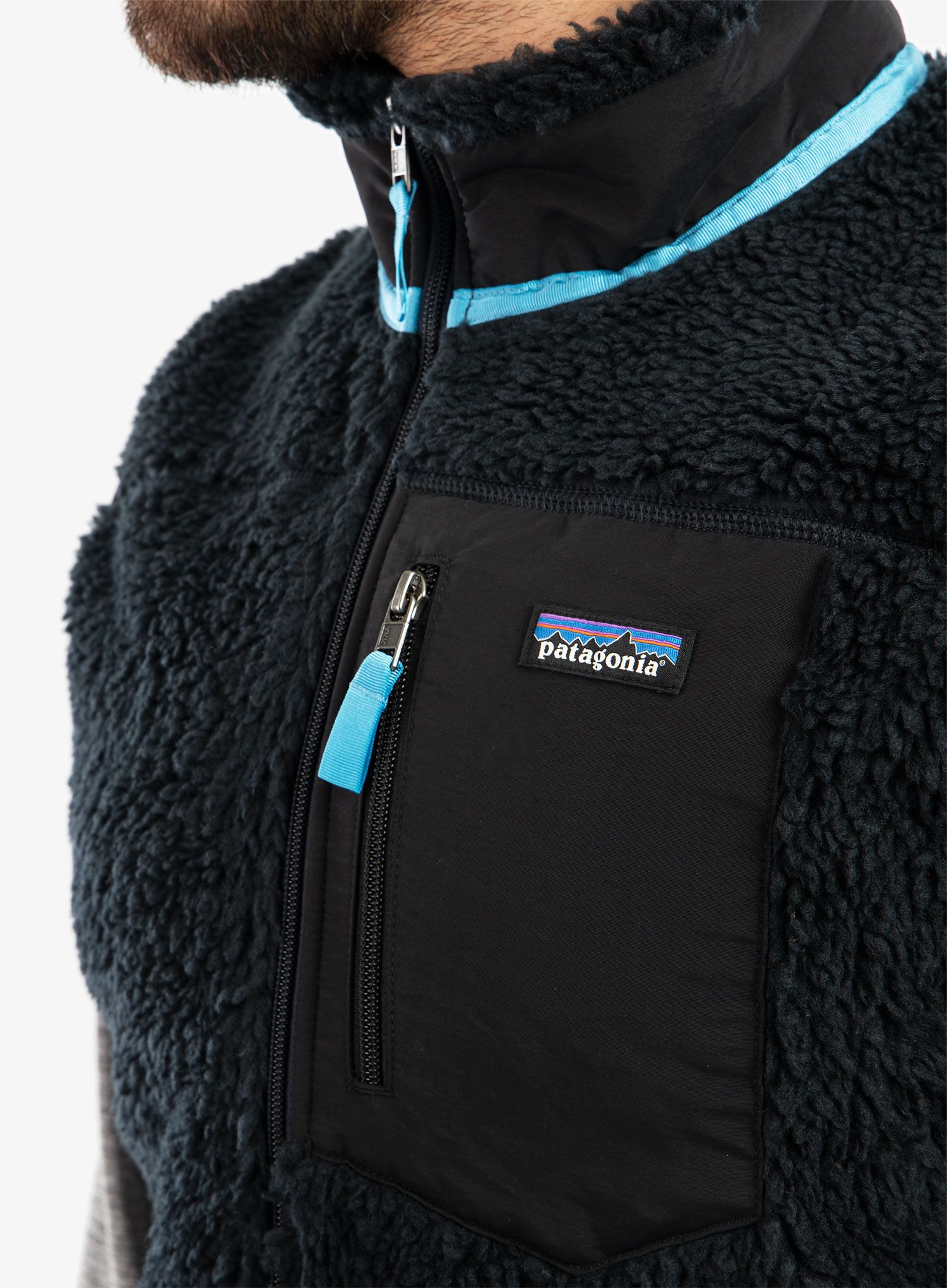 Moški brezrokavnik Patagonia Calssic Retro-X Vest - pitch blue