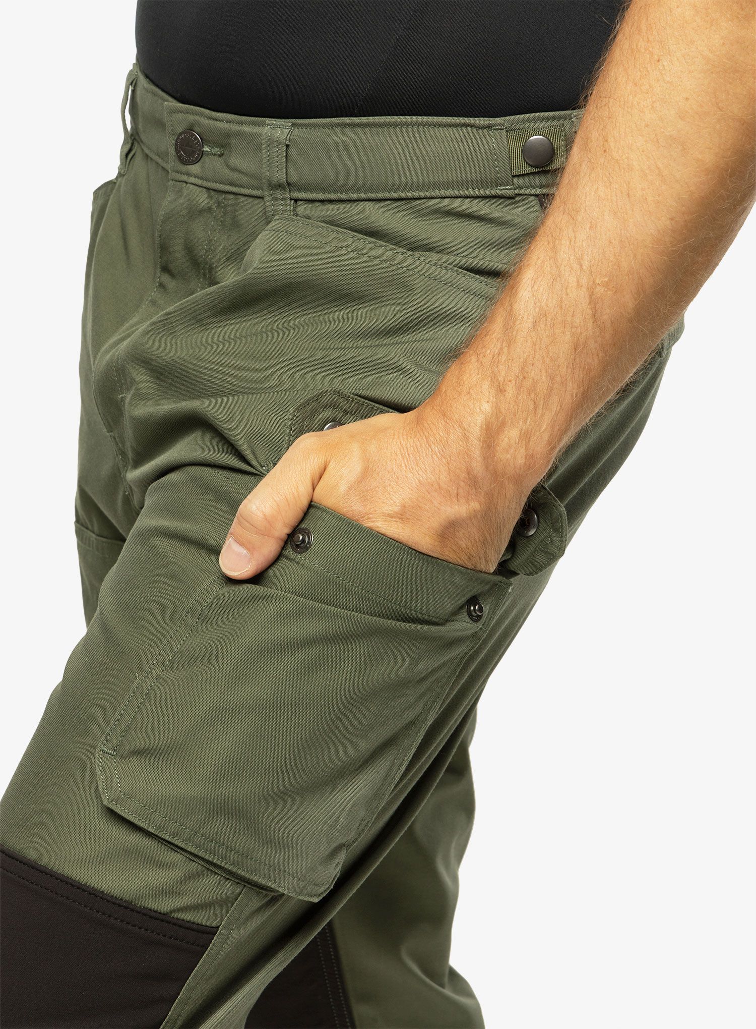 Pohodne hlače Patagonia Cliffside Rugged Trail Pants - Reg - industrial green