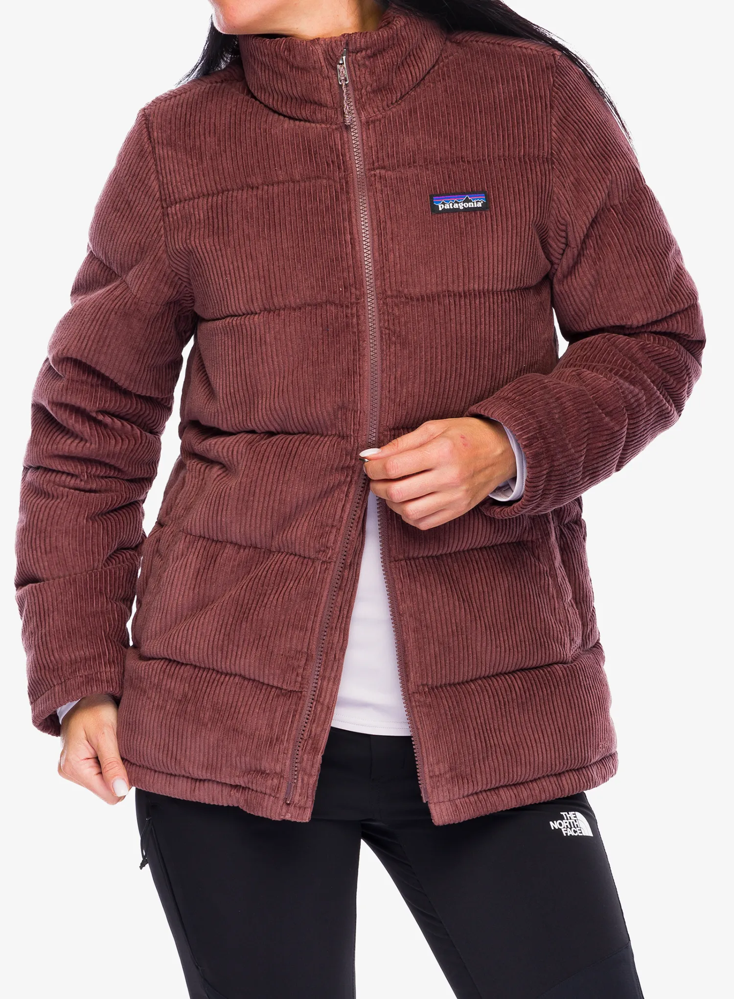 Ženska puhovka Patagonia Cord Fjord Coat - dulse mauve
