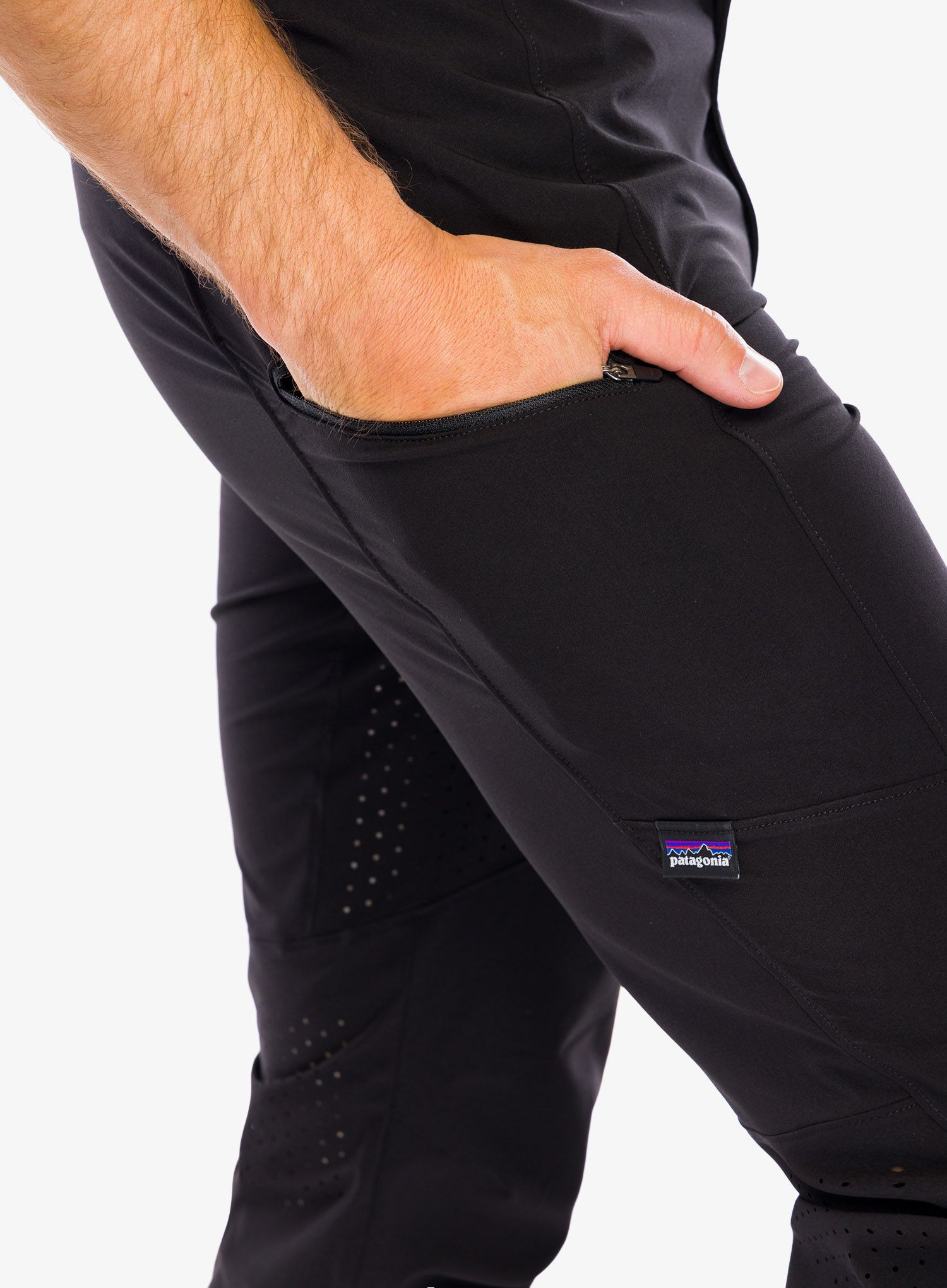Dolge kolesarske hlače Patagonia Dirt Craft Pants - black