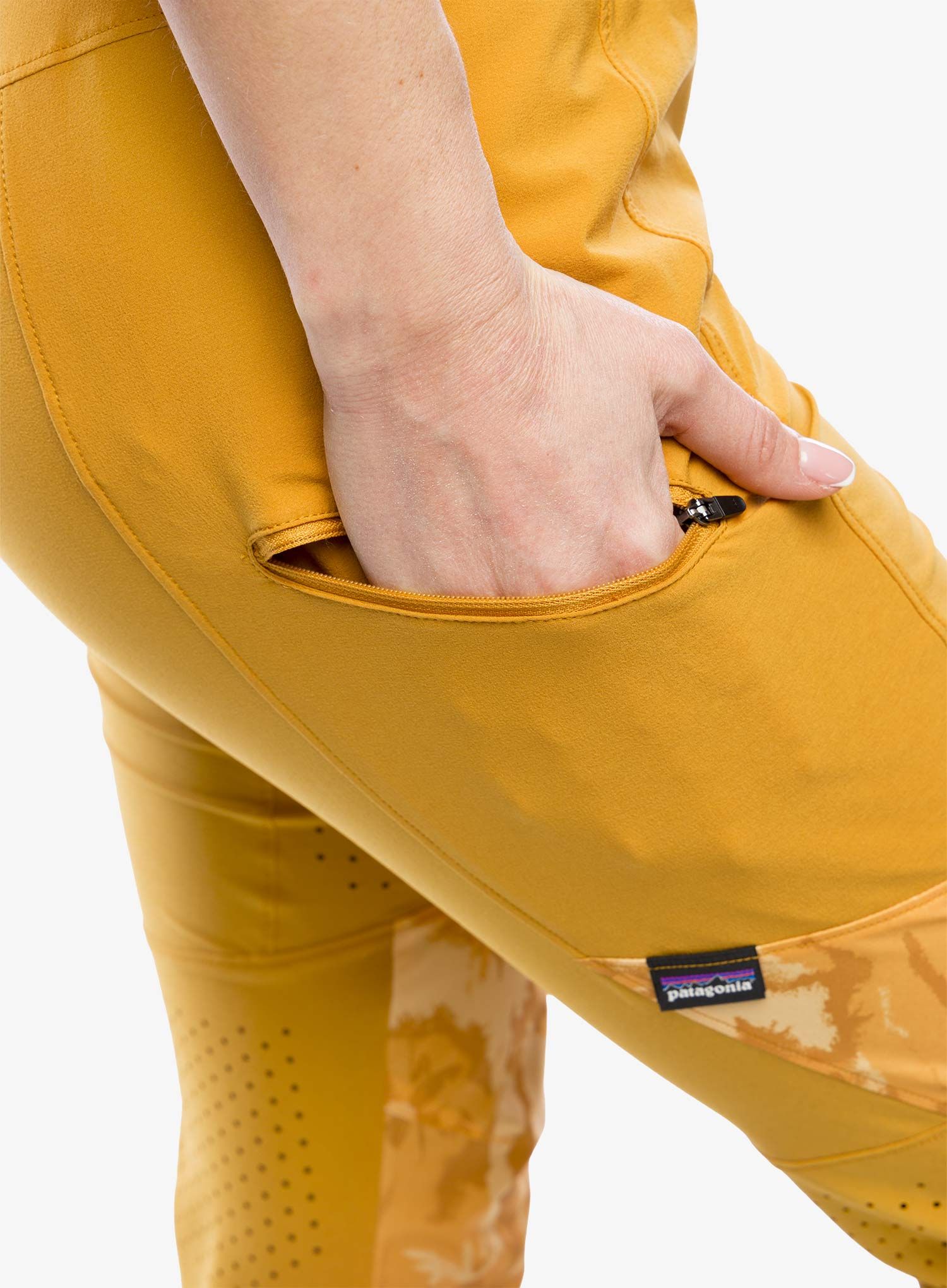 Ženske kolesarske hlače Patagonia Dirt Craft Pants - golden