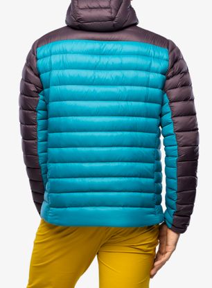Puhovka Patagonia Down Sweater Hoody - belay blue