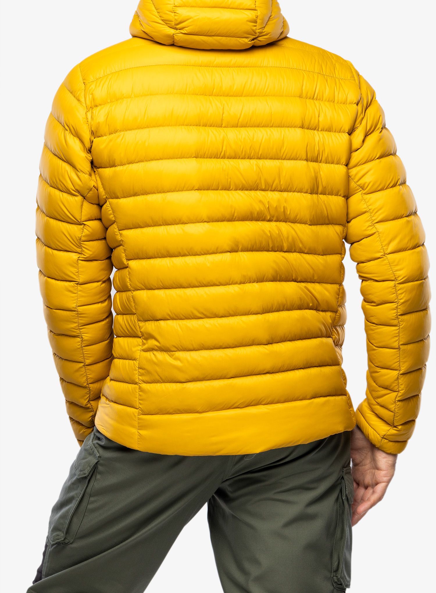 Moška puhovka Patagonia Down Sweater Hoody - cosmic gold