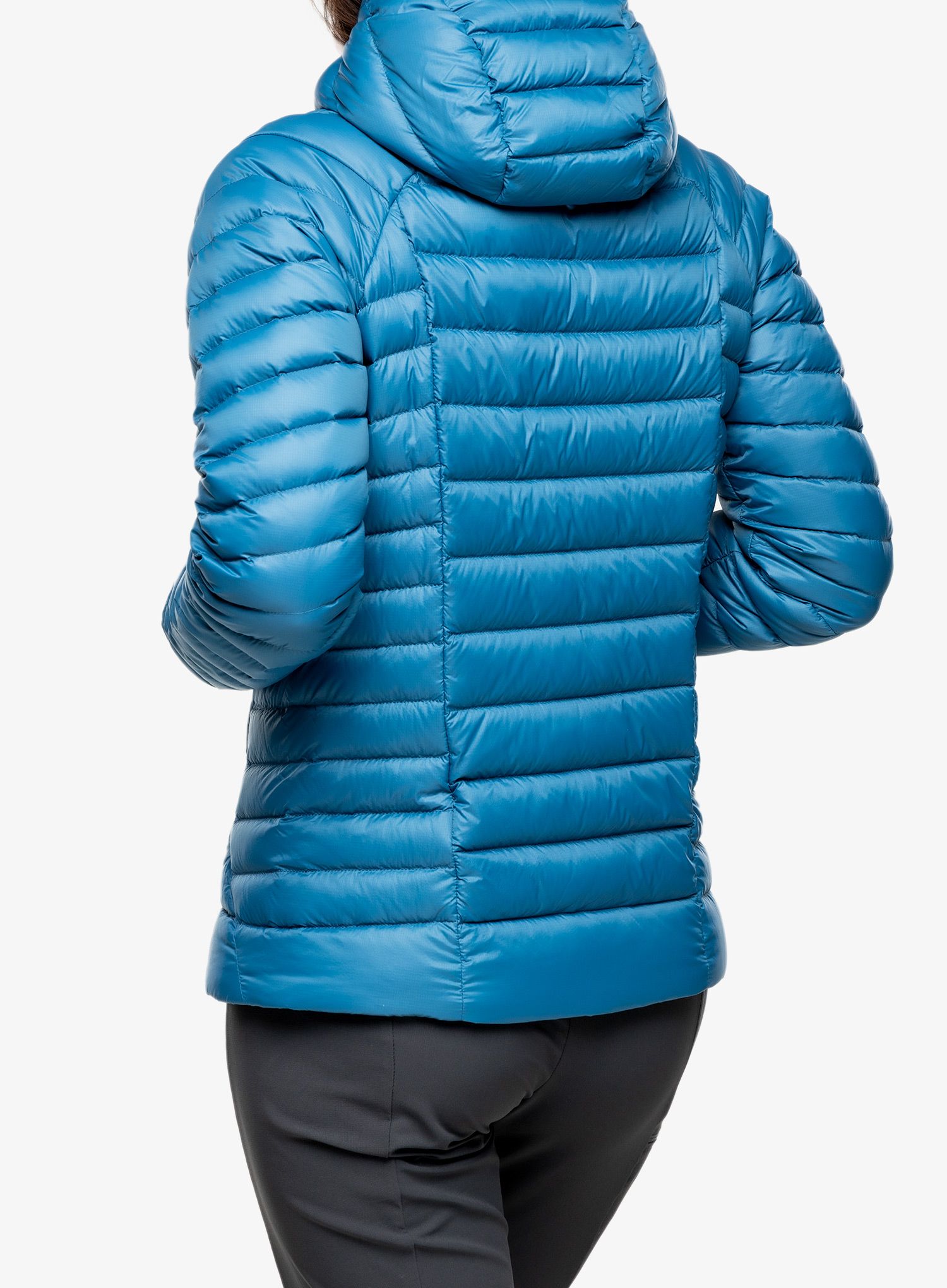 Ženska puhovka Patagonia Down Sweater Hoody - lagom blue