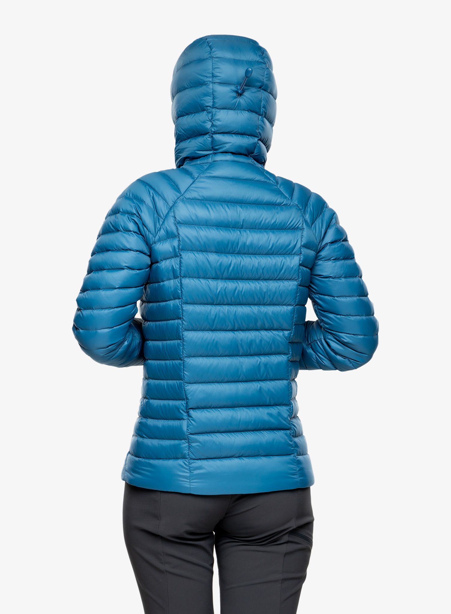 Ženska puhovka Patagonia Down Sweater Hoody - lagom blue