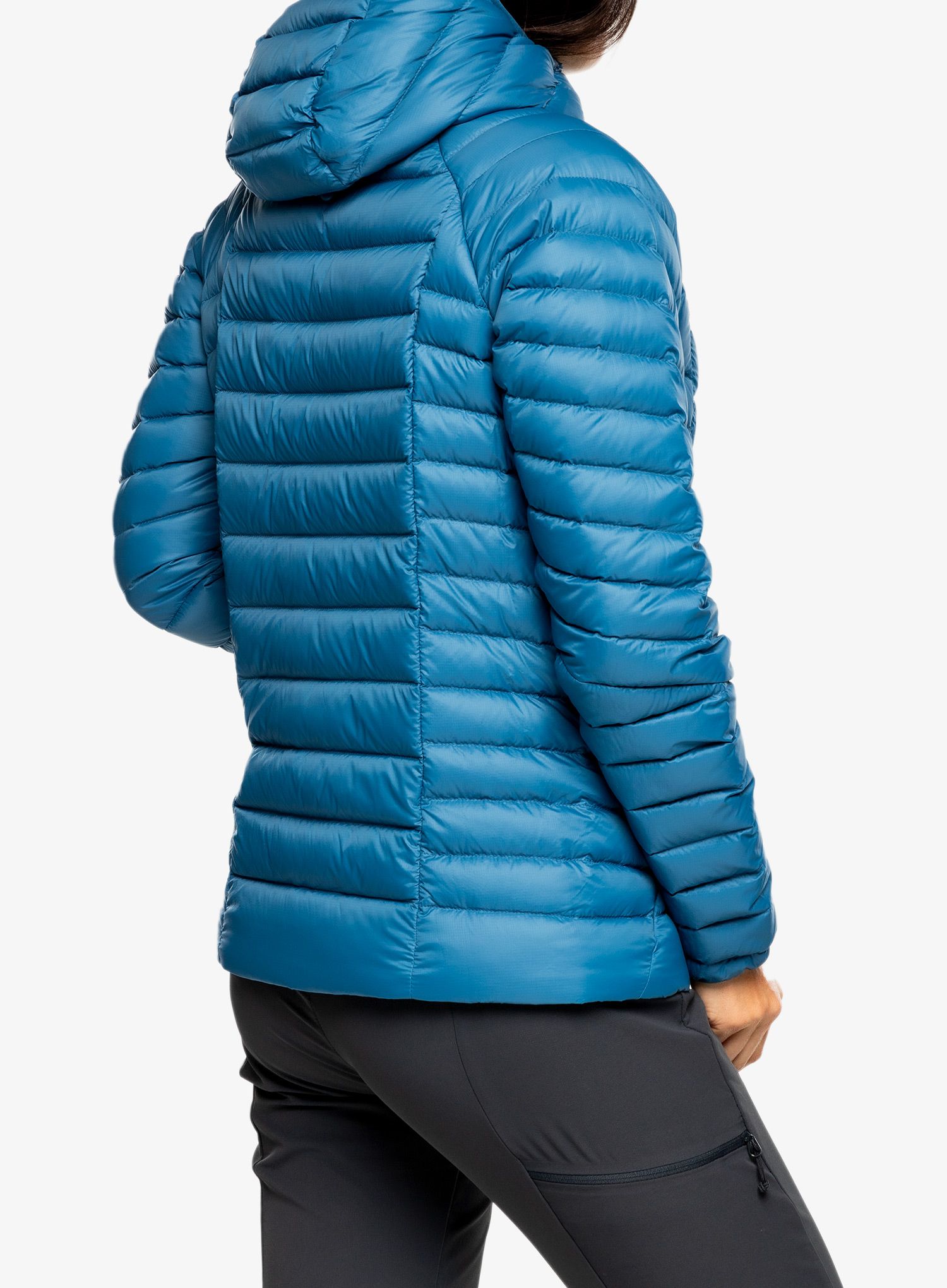 Ženska puhovka Patagonia Down Sweater Hoody - lagom blue