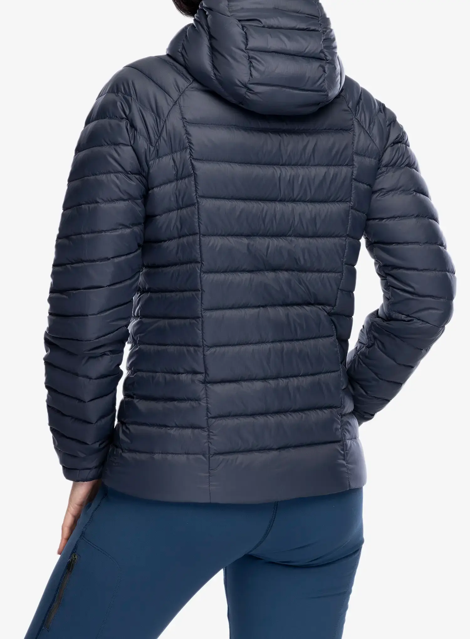 Ženska puhovka Patagonia Down Sweater Hoody - smolder blue