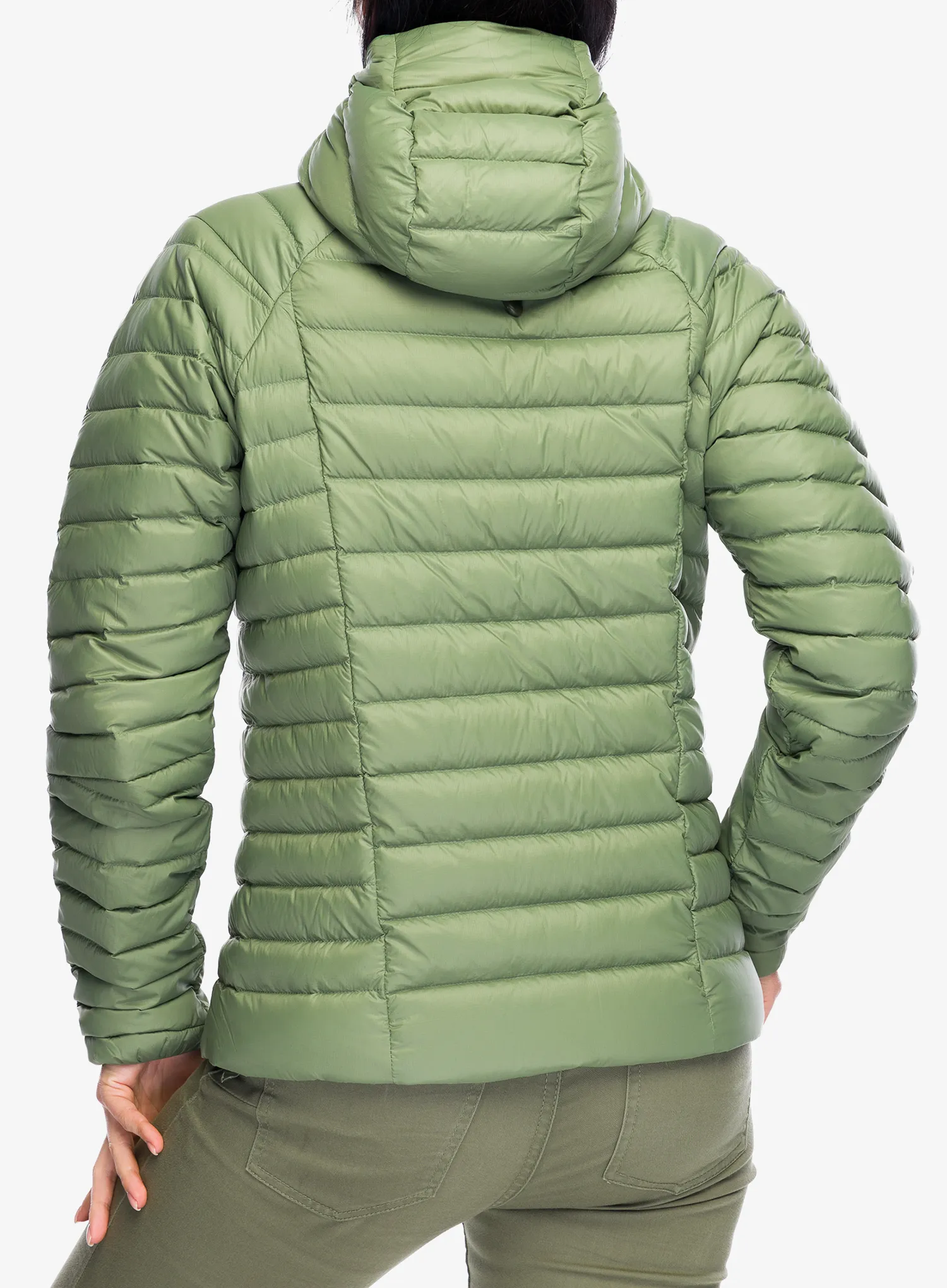 Ženska puhovka Patagonia Down Sweater Hoody - terrain green