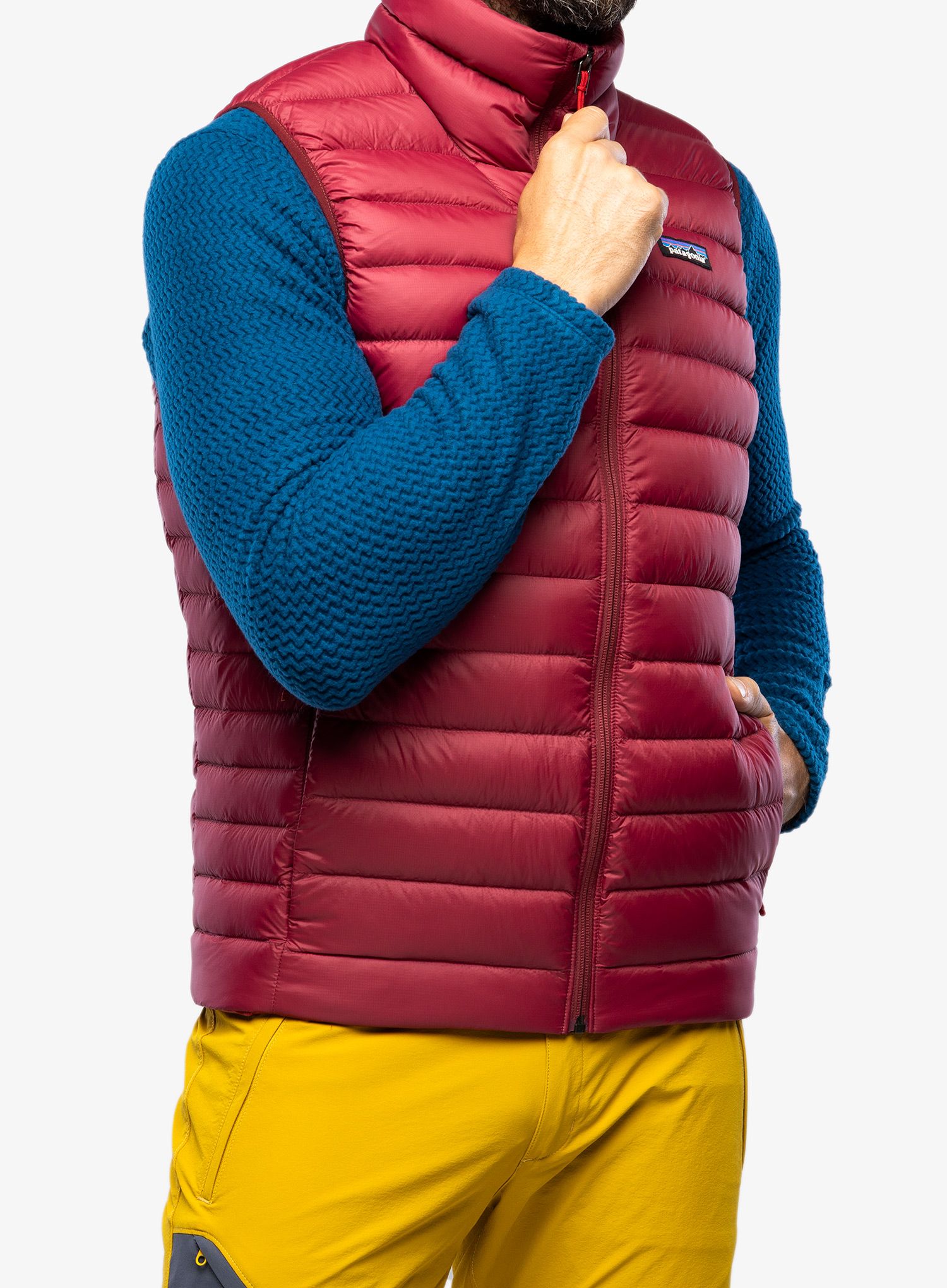 Moški brezrokavnik Patagonia Down Sweater Vest - carmine red