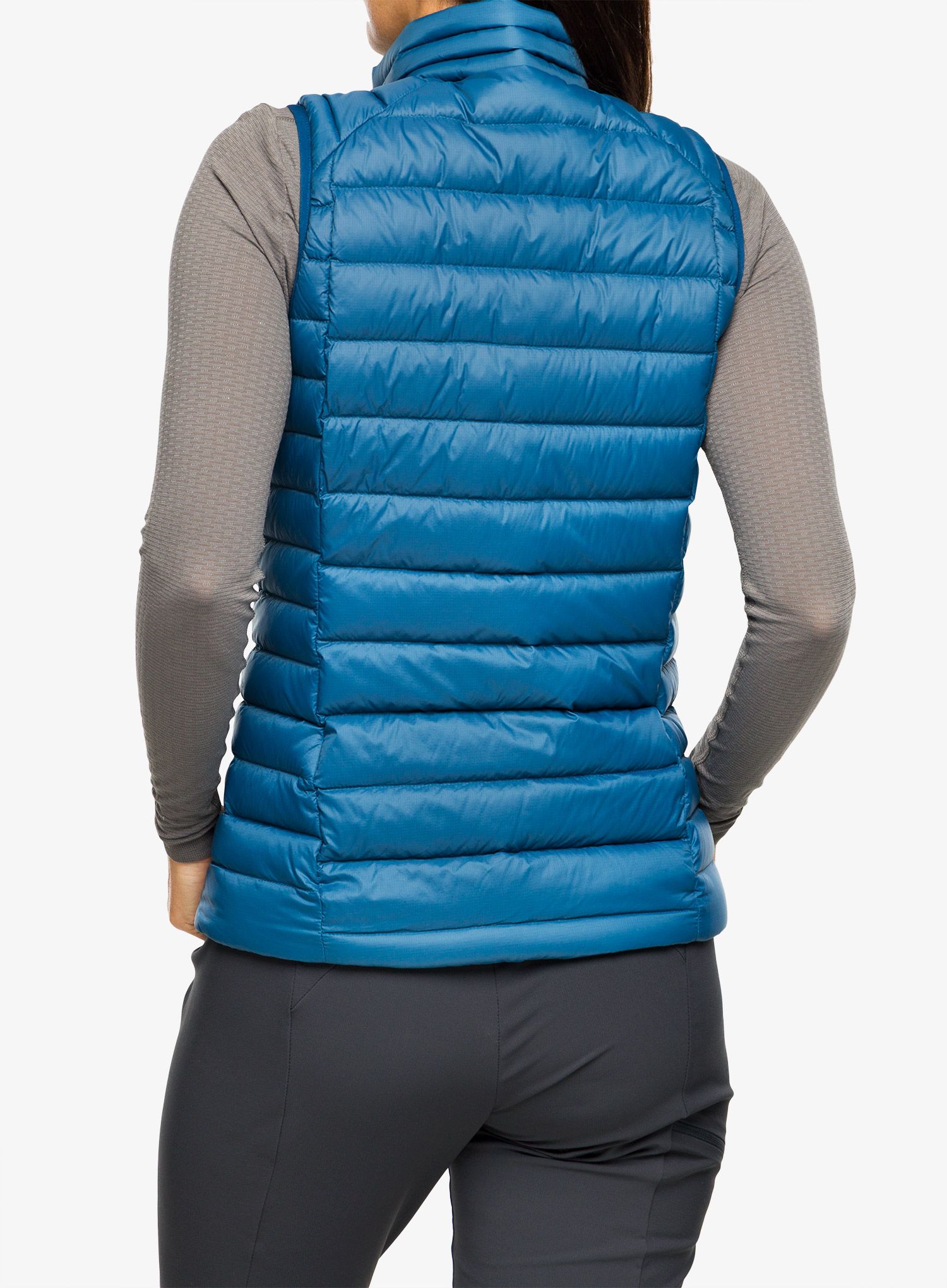 Ženski brezrokavnik Patagonia Down Sweater Vest - lagom blue