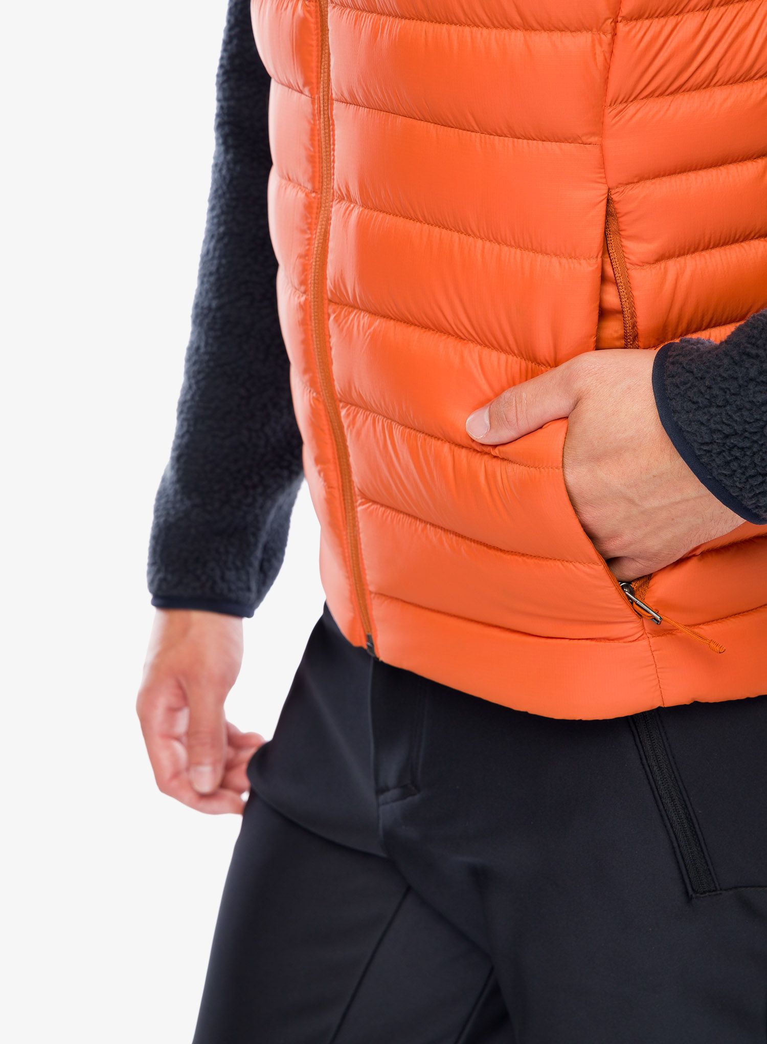Puhasti brezrokavnik Patagonia Down Sweater Vest - redtail rust