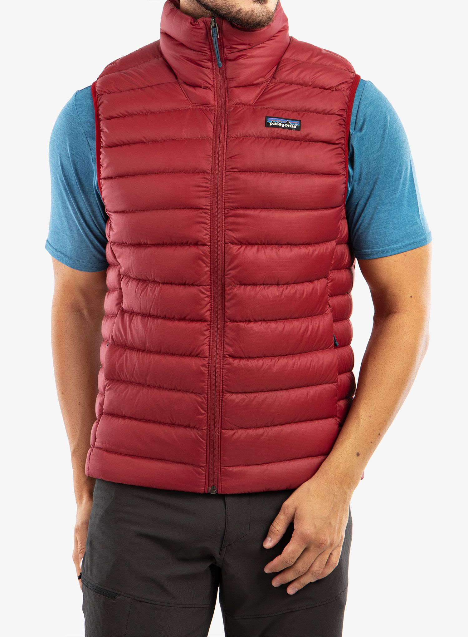 Moški brezrokavnik Patagonia Down Sweater Vest - wax red