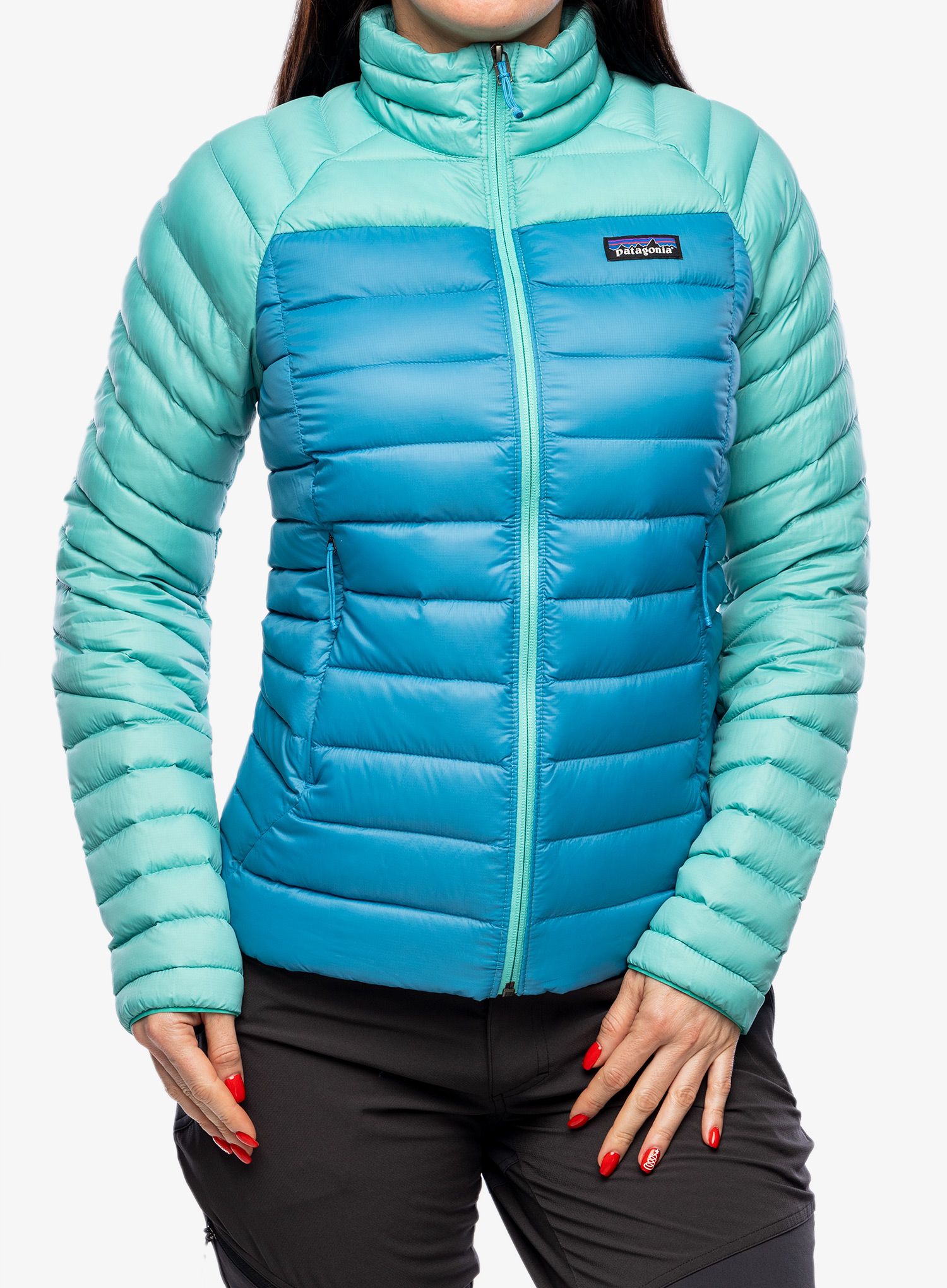 Ženska puhovka Patagonia Down Sweater - anacapa blue