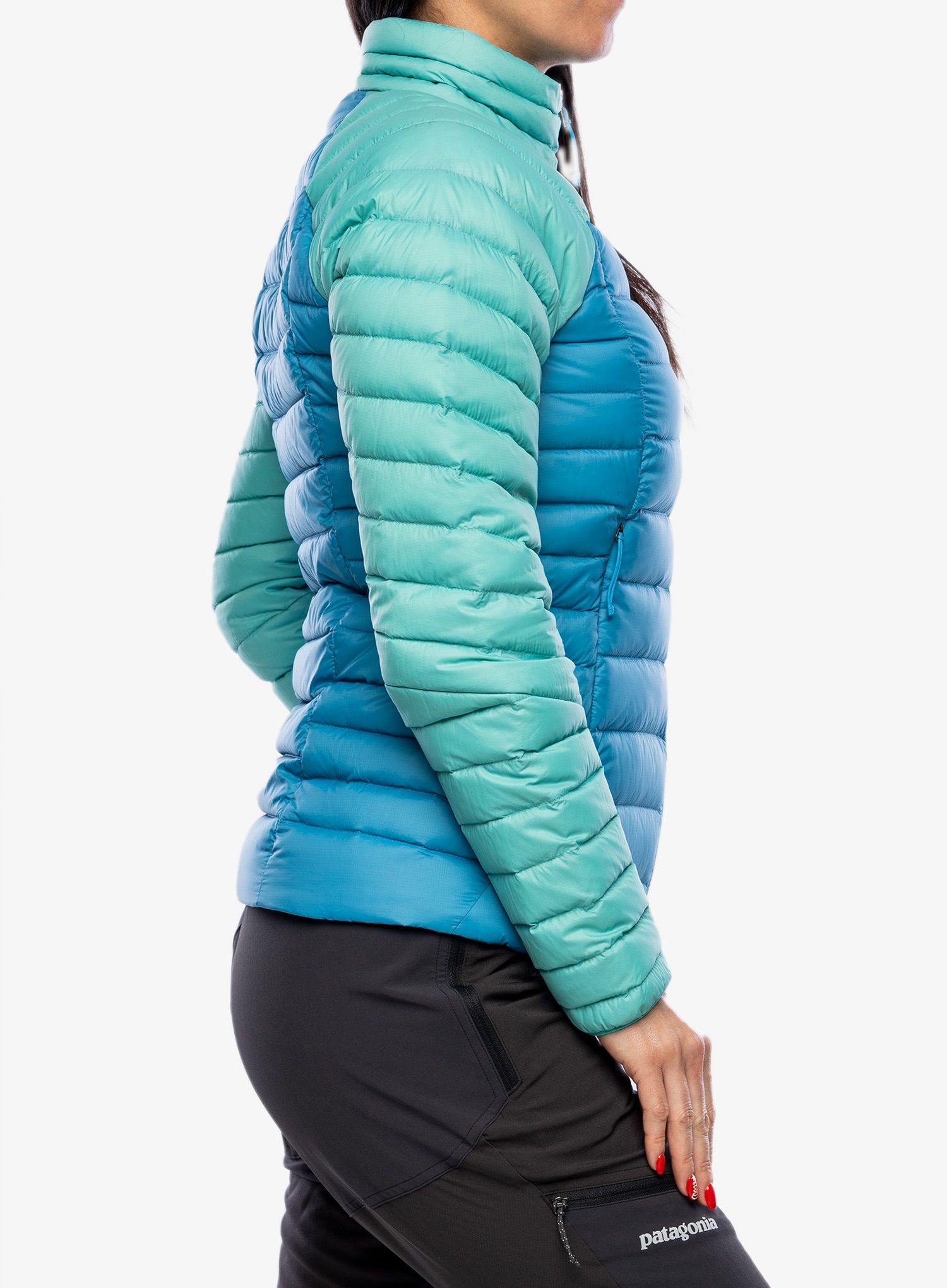 Ženska puhovka Patagonia Down Sweater - anacapa blue