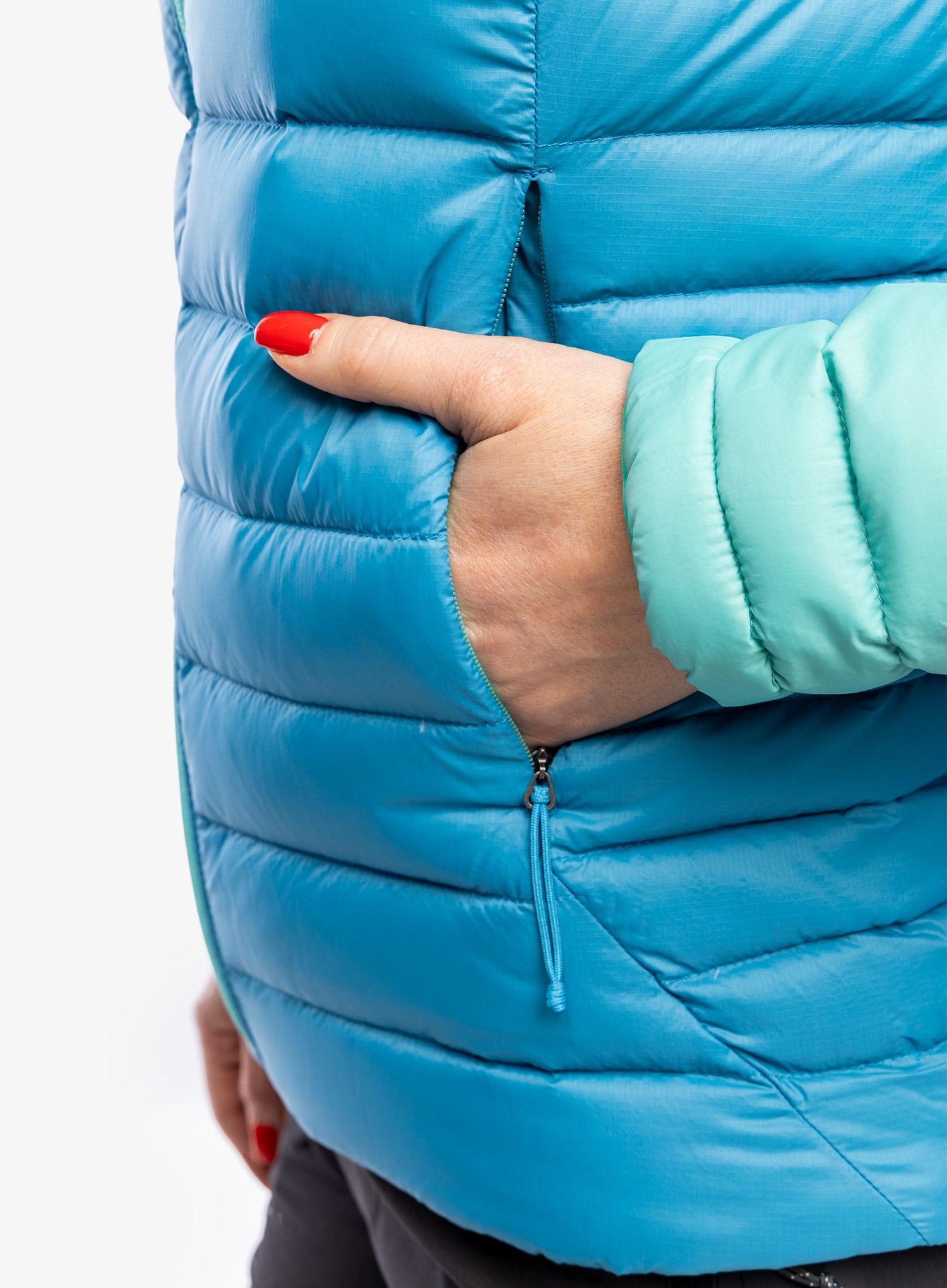 Ženska puhovka Patagonia Down Sweater - anacapa blue