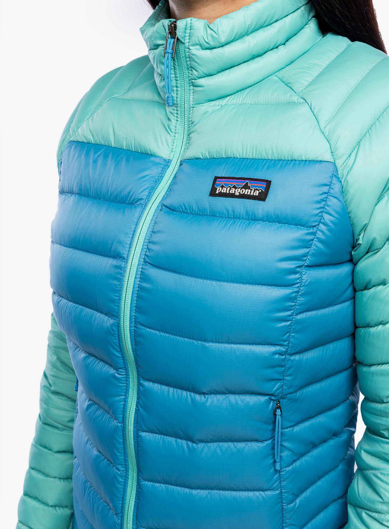 Ženska puhovka Patagonia Down Sweater - anacapa blue