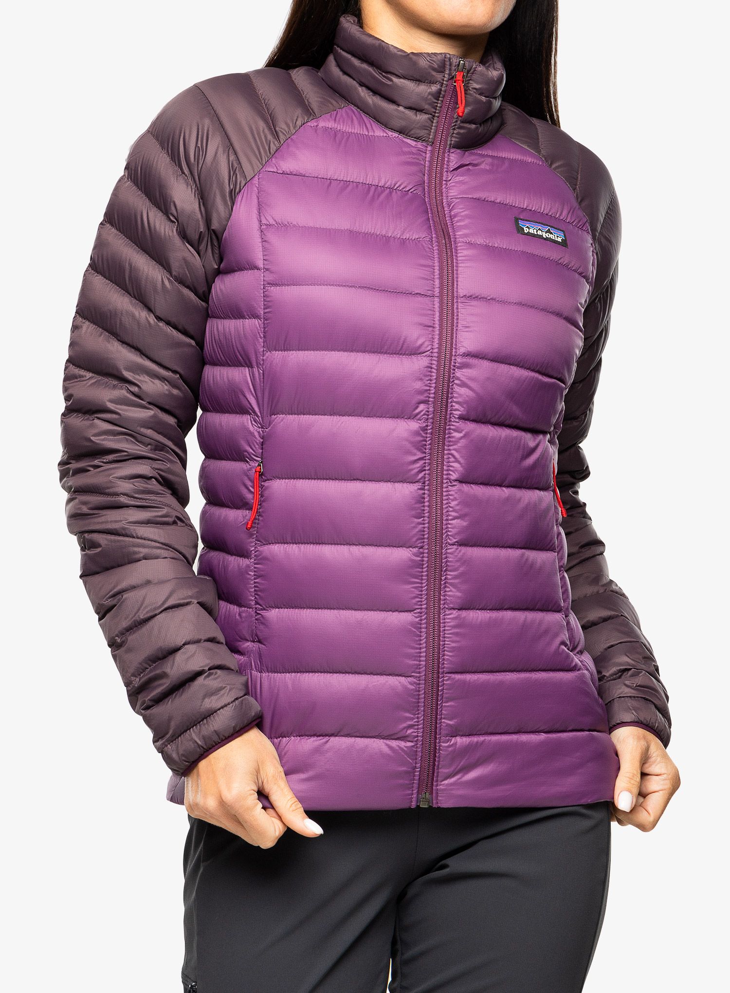 Puhovka ženska Patagonia Down Sweater - night plum