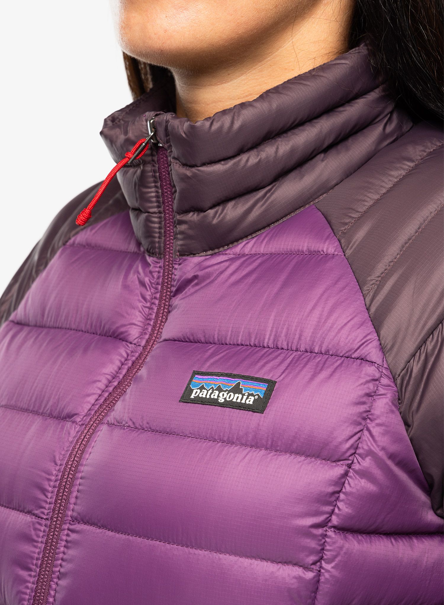 Puhovka ženska Patagonia Down Sweater - night plum
