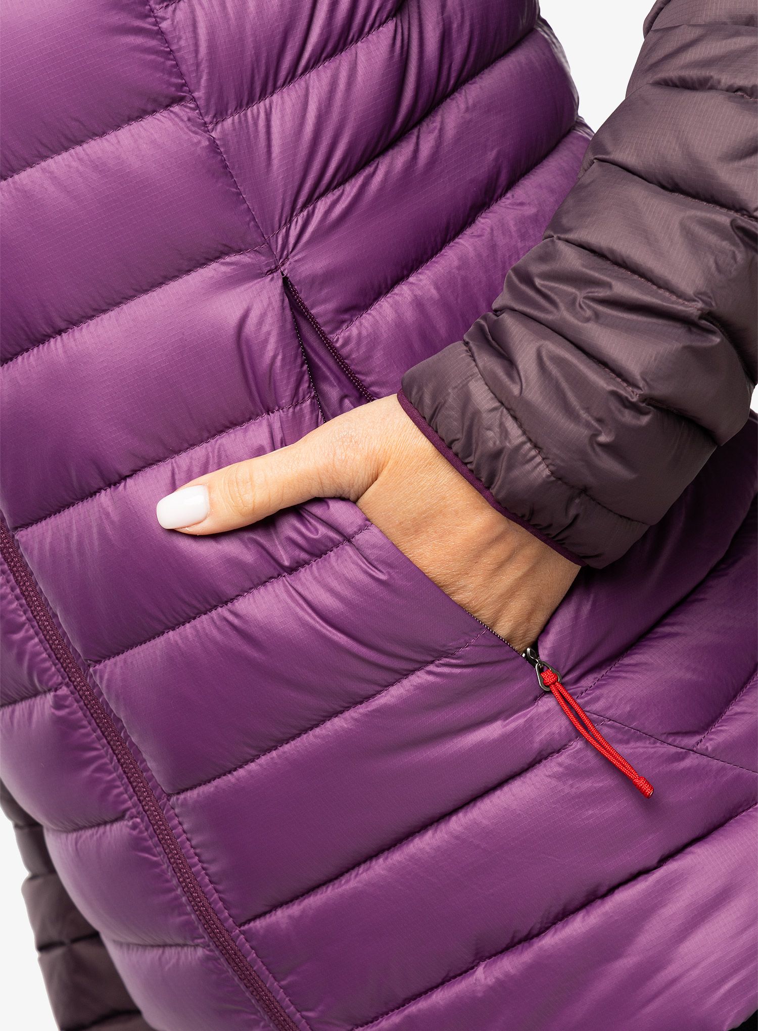 Puhovka ženska Patagonia Down Sweater - night plum