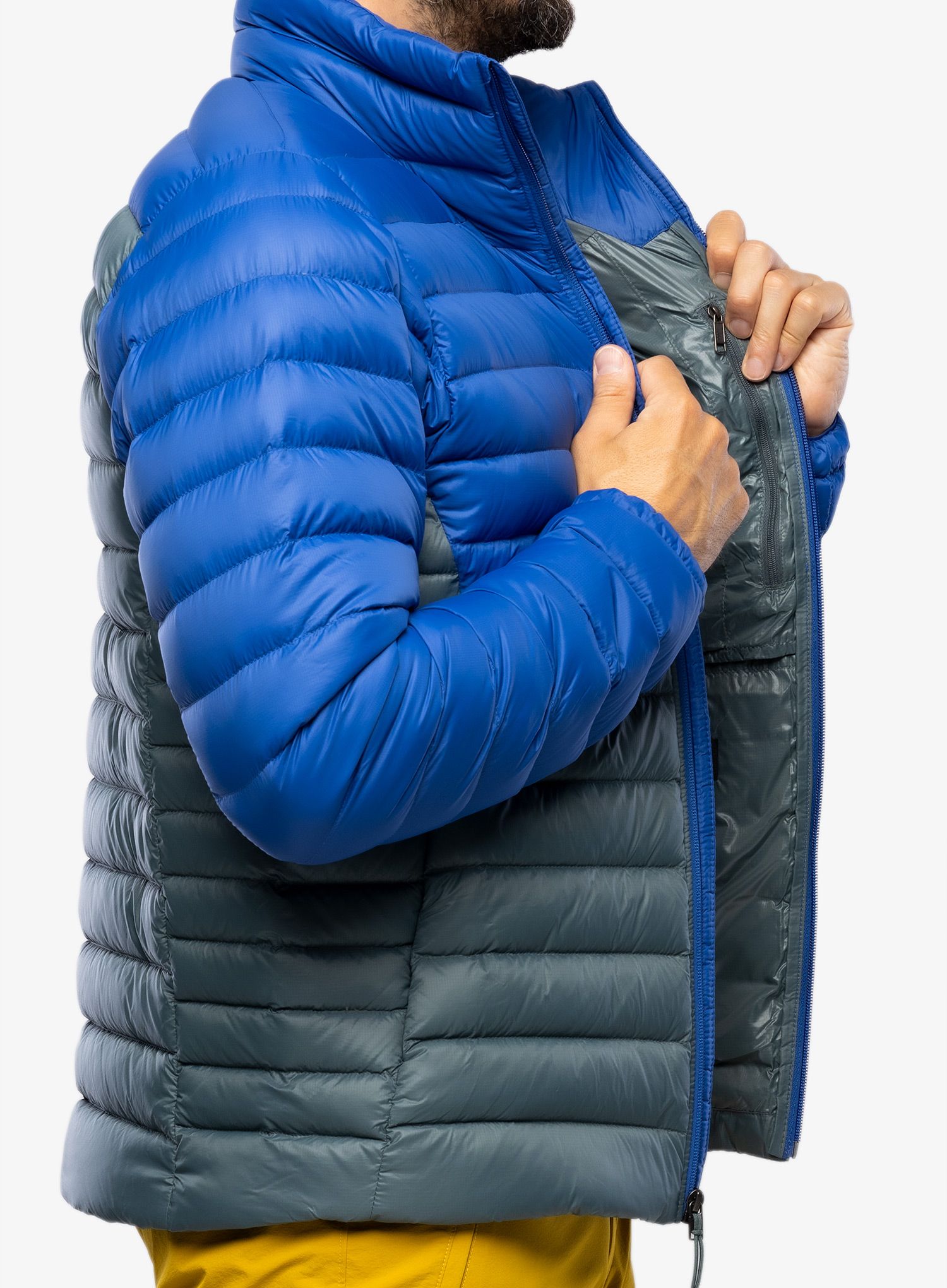 Moška puhovka Patagonia Down Sweater - passage blue