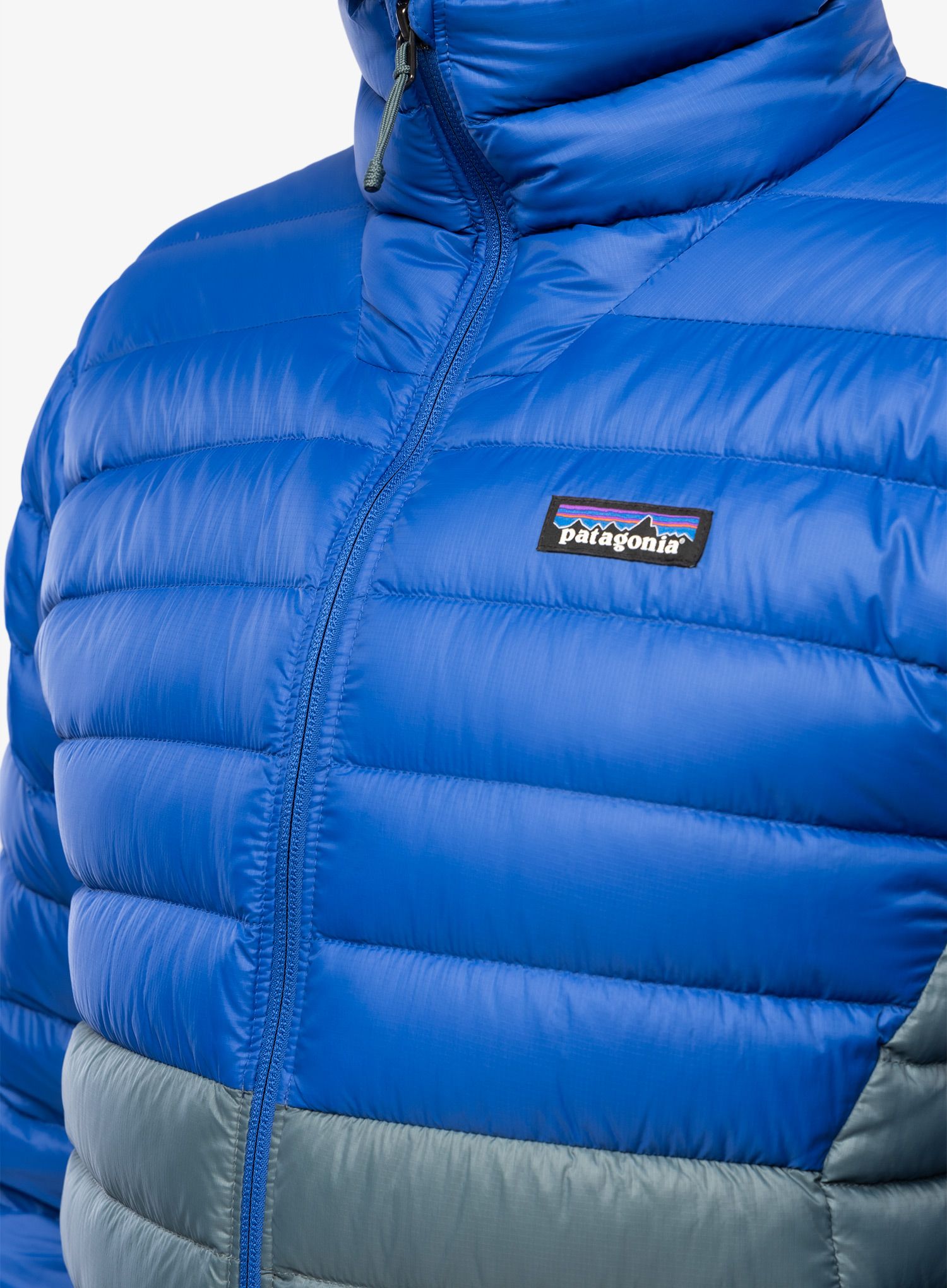 Moška puhovka Patagonia Down Sweater - passage blue