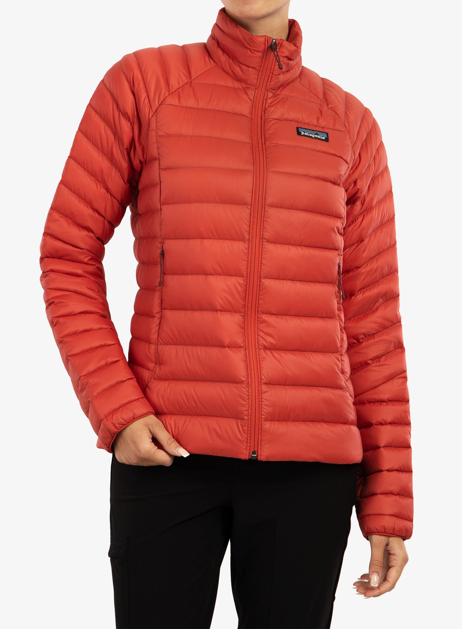 Ženska puhovka Patagonia Down Sweater - sumac red
