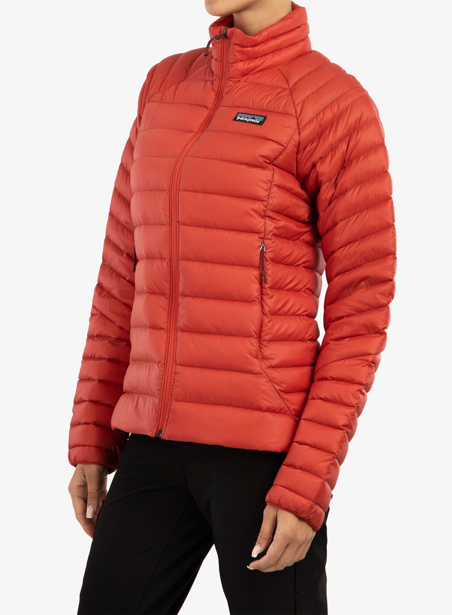 Ženska puhovka Patagonia Down Sweater - sumac red