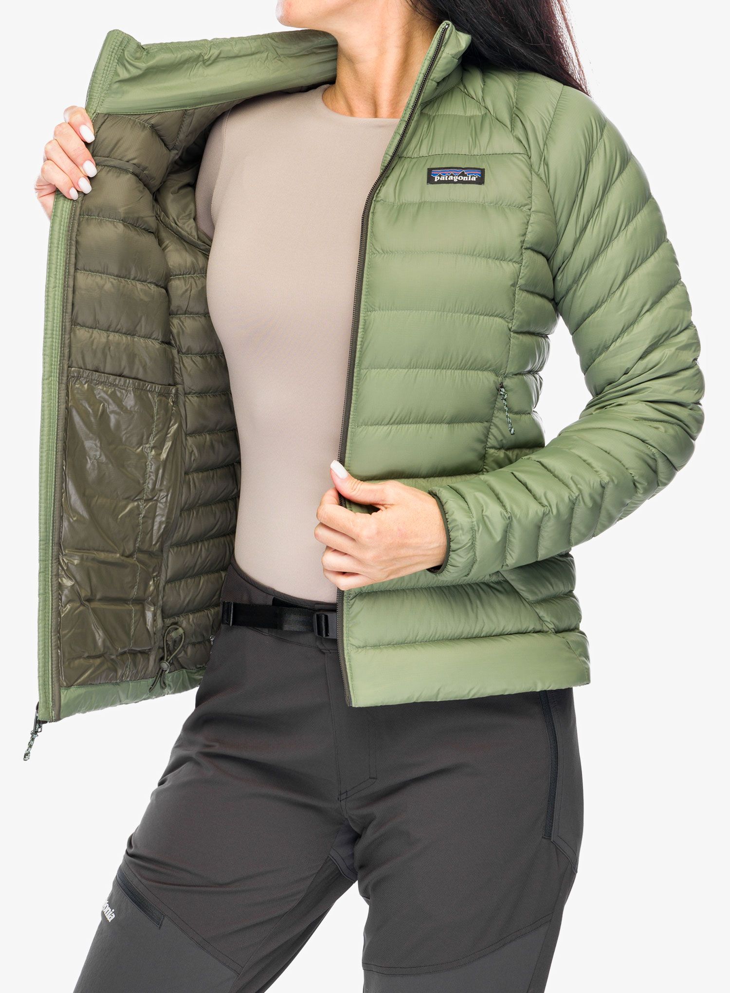 Puhovka Patagonia Down Sweater - terrain green