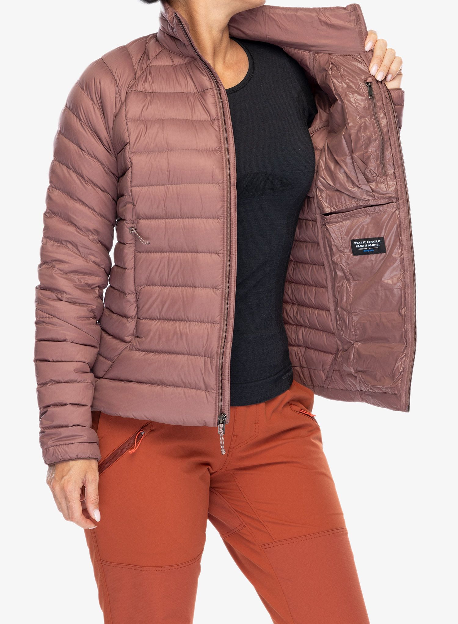 Ženska puhovka Patagonia Down Sweater - dulse mauve