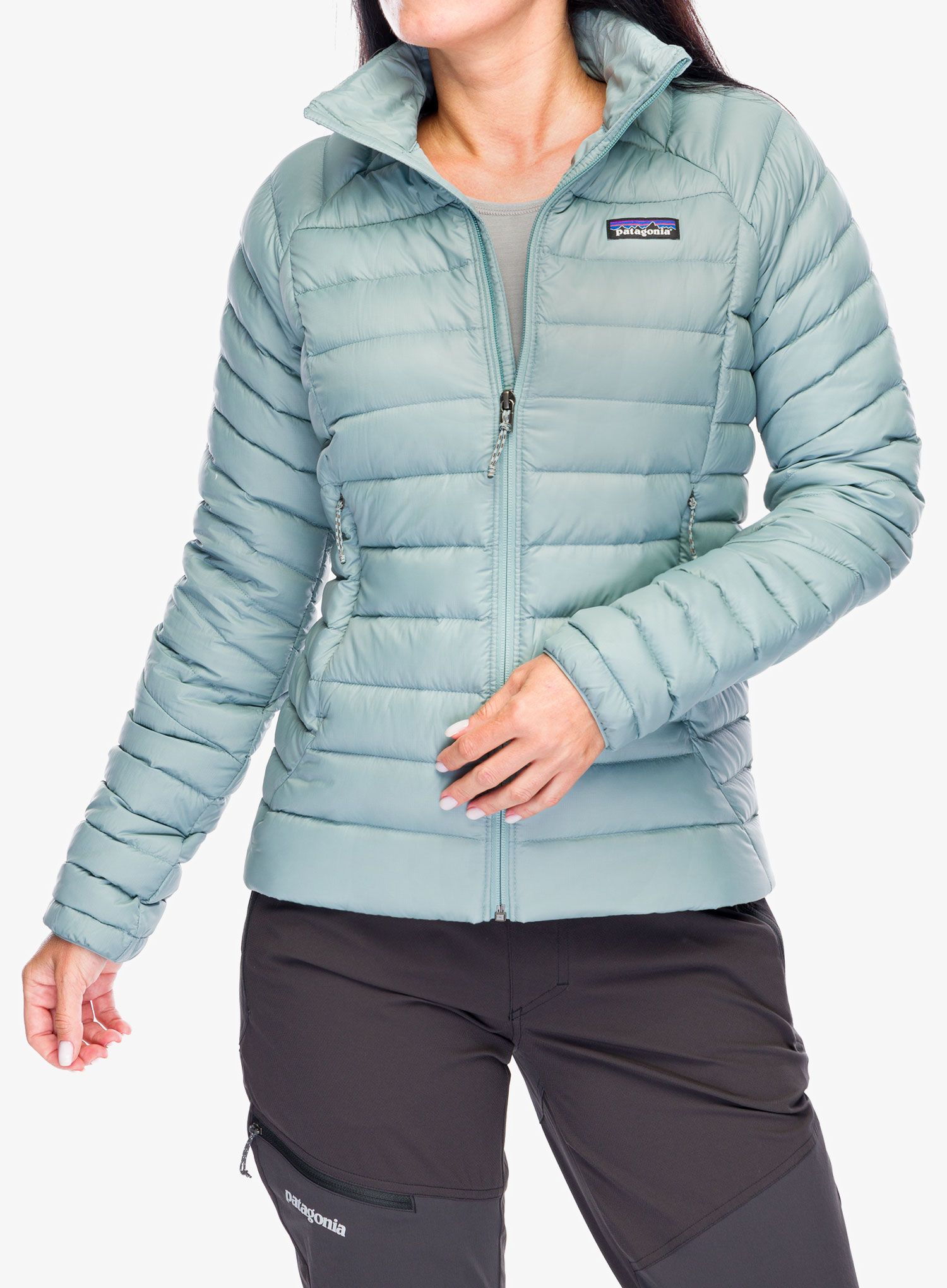 Ženska puhovka Patagonia Down Sweater - thermal blue